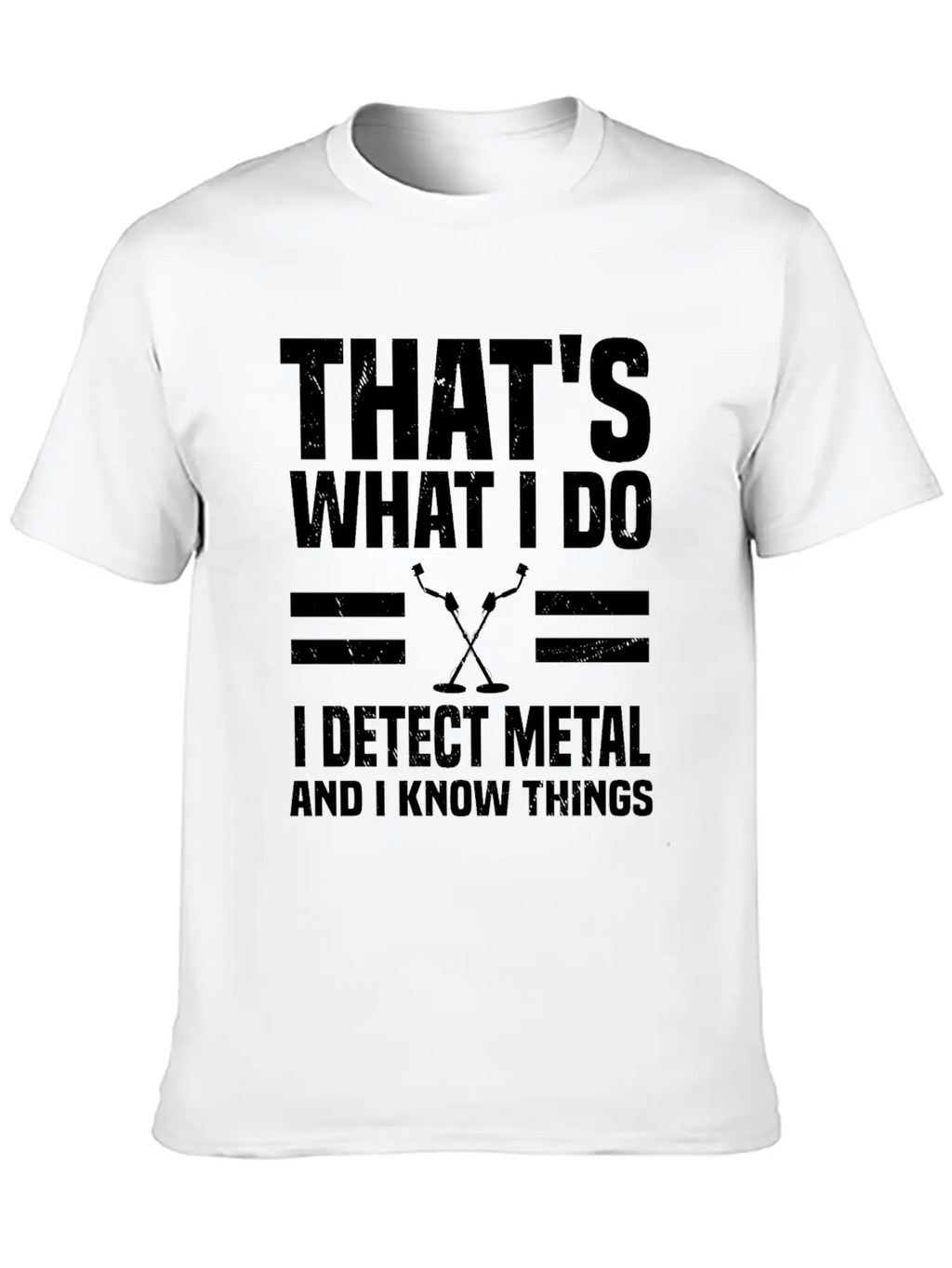 Metal Detecting Basic Graphic T-Shirt – Daily Comfort In Soft Cotton