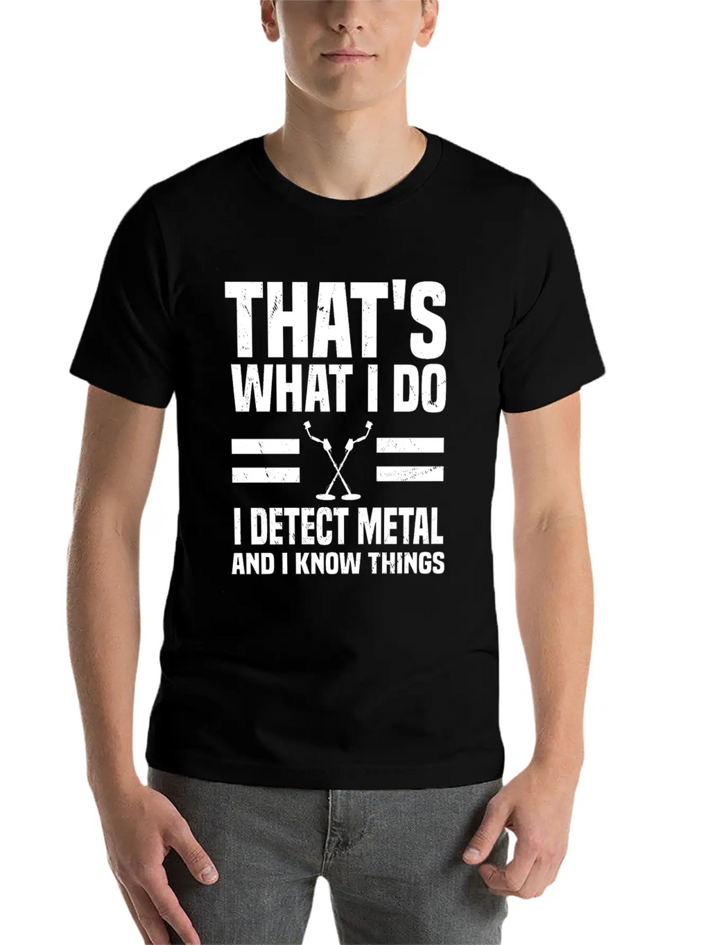 Metal Detecting Basic Graphic T-Shirt – Daily Comfort In Soft Cotton