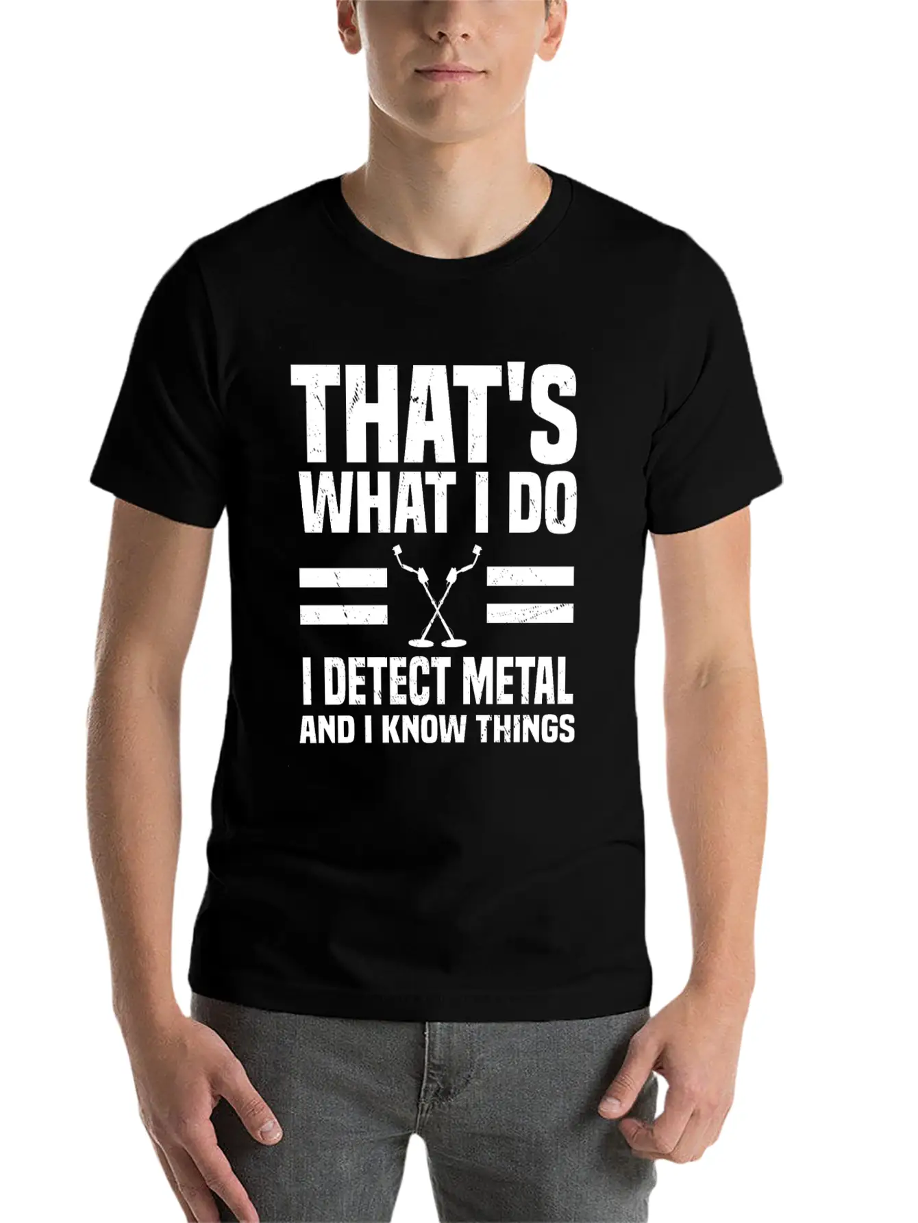 Metal Detecting Basic Graphic T-Shirt – Daily Comfort In Soft Cotton