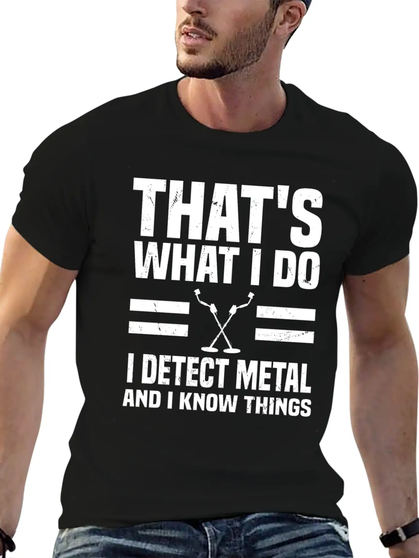Metal Detecting Basic Graphic T-Shirt – Daily Comfort In Soft Cotton