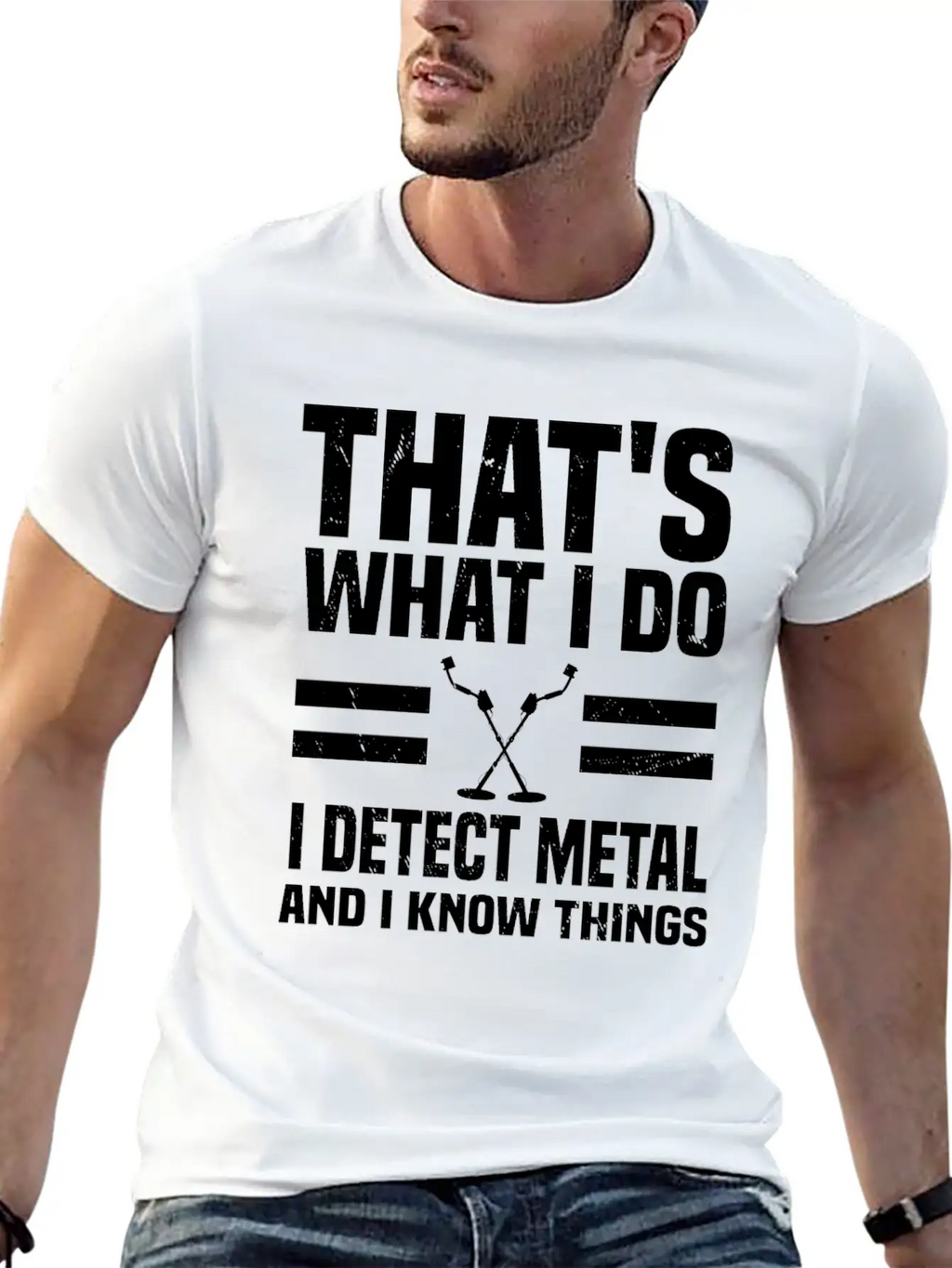 Metal Detecting Basic Graphic T-Shirt – Daily Comfort In Soft Cotton