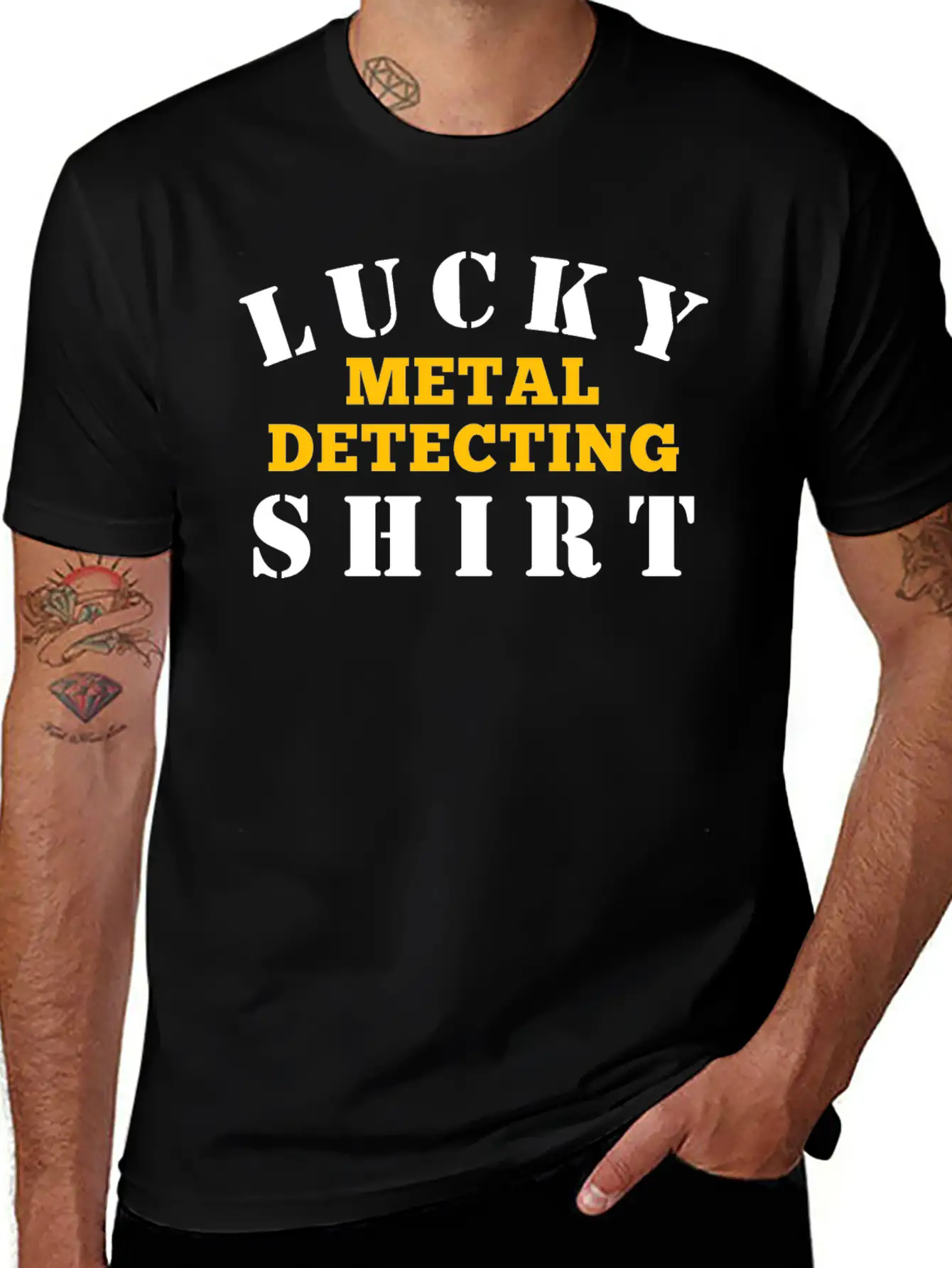 Metal Detector Lucky Metal Detecting Shirt Timeless Short Sleeve Tee – Comfy And Minimalist Design