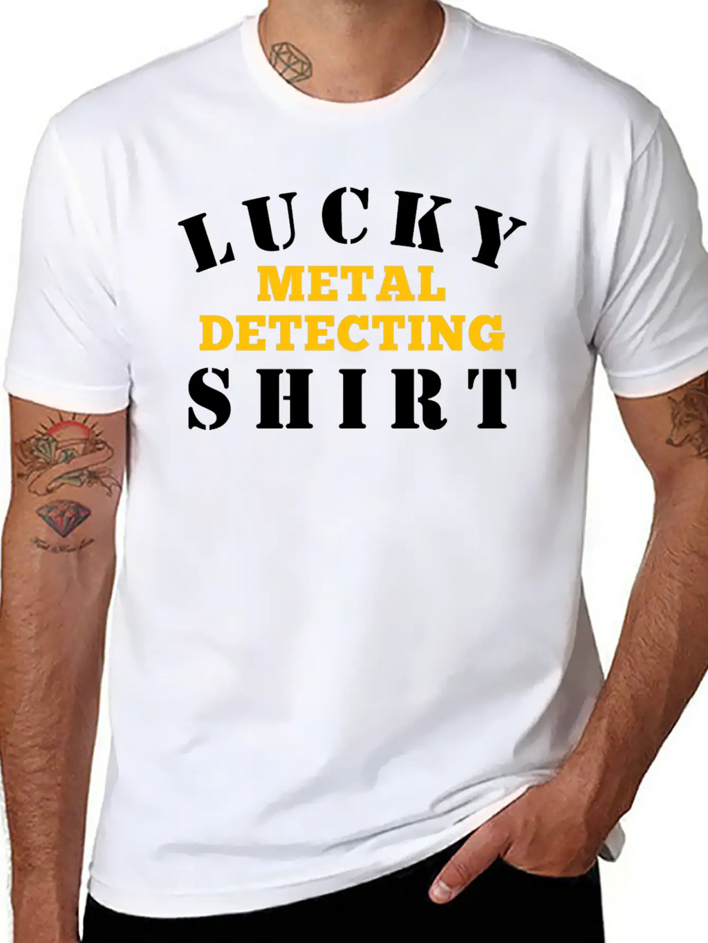 Metal Detector Lucky Metal Detecting Shirt Timeless Short Sleeve Tee – Comfy And Minimalist Design