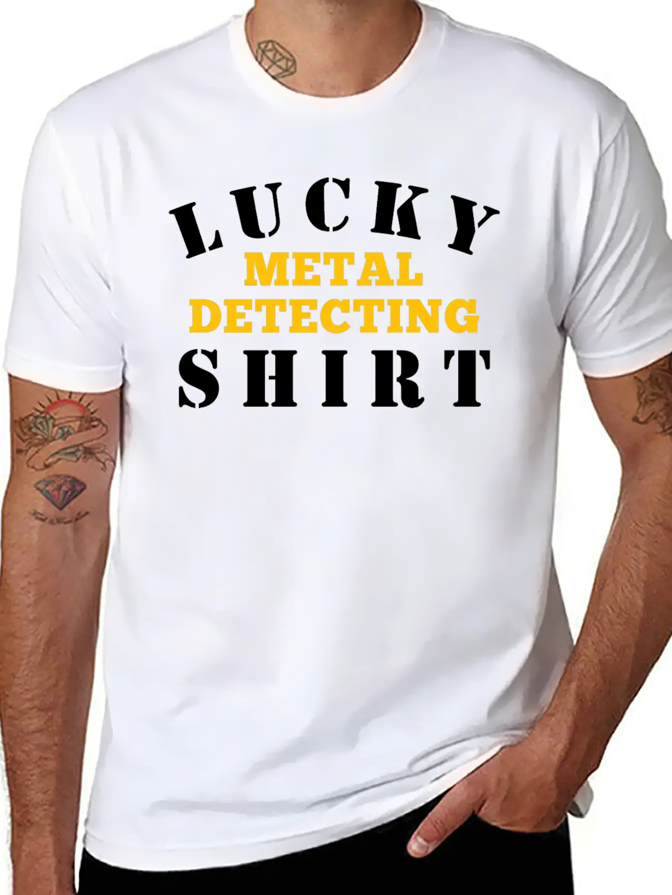 Metal Detector Lucky Metal Detecting Shirt Timeless Short Sleeve Tee – Comfy And Minimalist Design