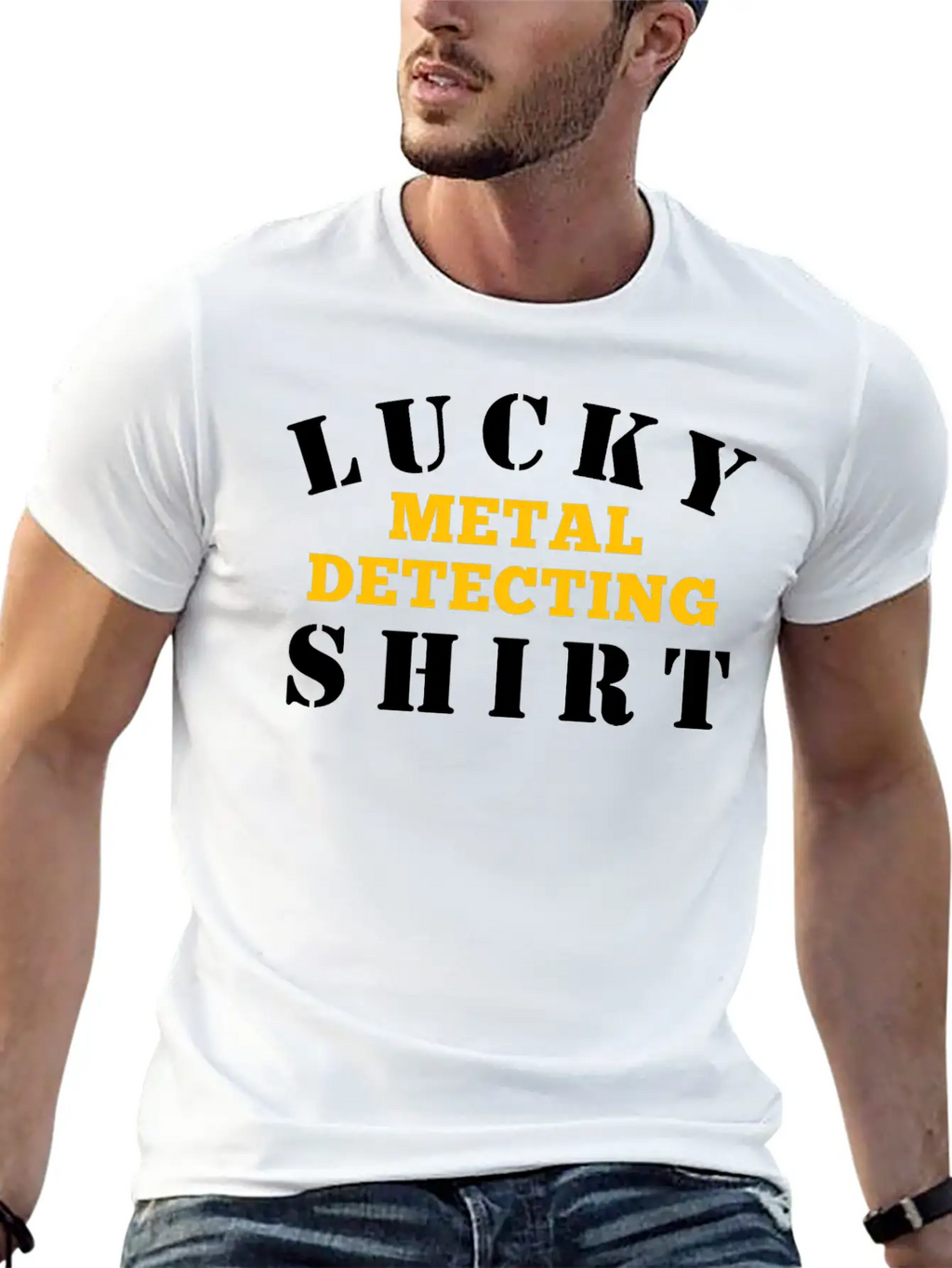 Metal Detector Lucky Metal Detecting Shirt Timeless Short Sleeve Tee – Comfy And Minimalist Design