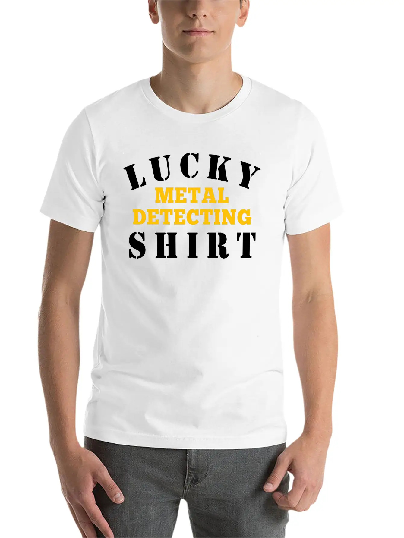 Metal Detector Lucky Metal Detecting Shirt Timeless Short Sleeve Tee – Comfy And Minimalist Design