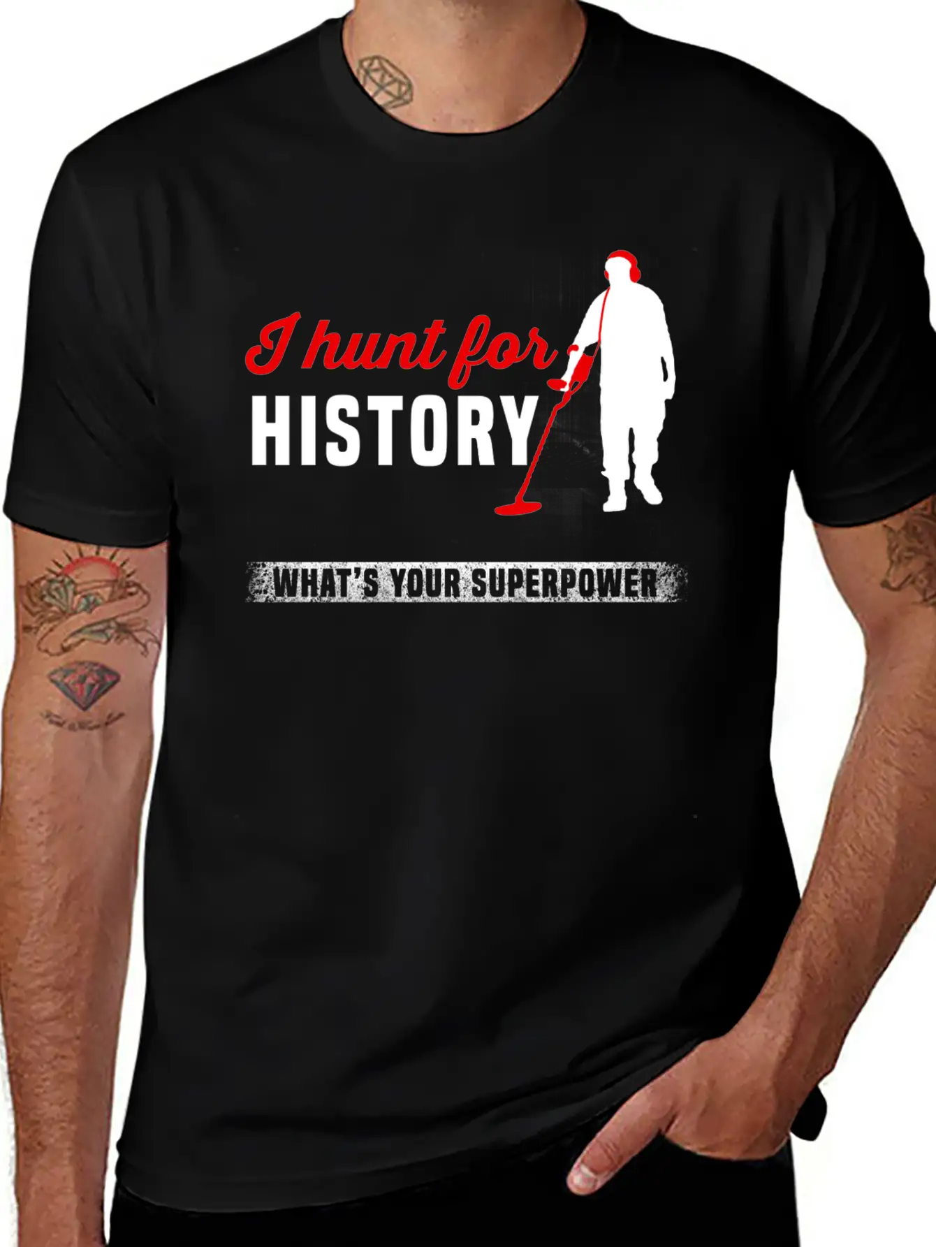 Metal Detector - Metal Detector - I Hunt For His Classic Cotton Tee – Unisex Comfort For Any Season