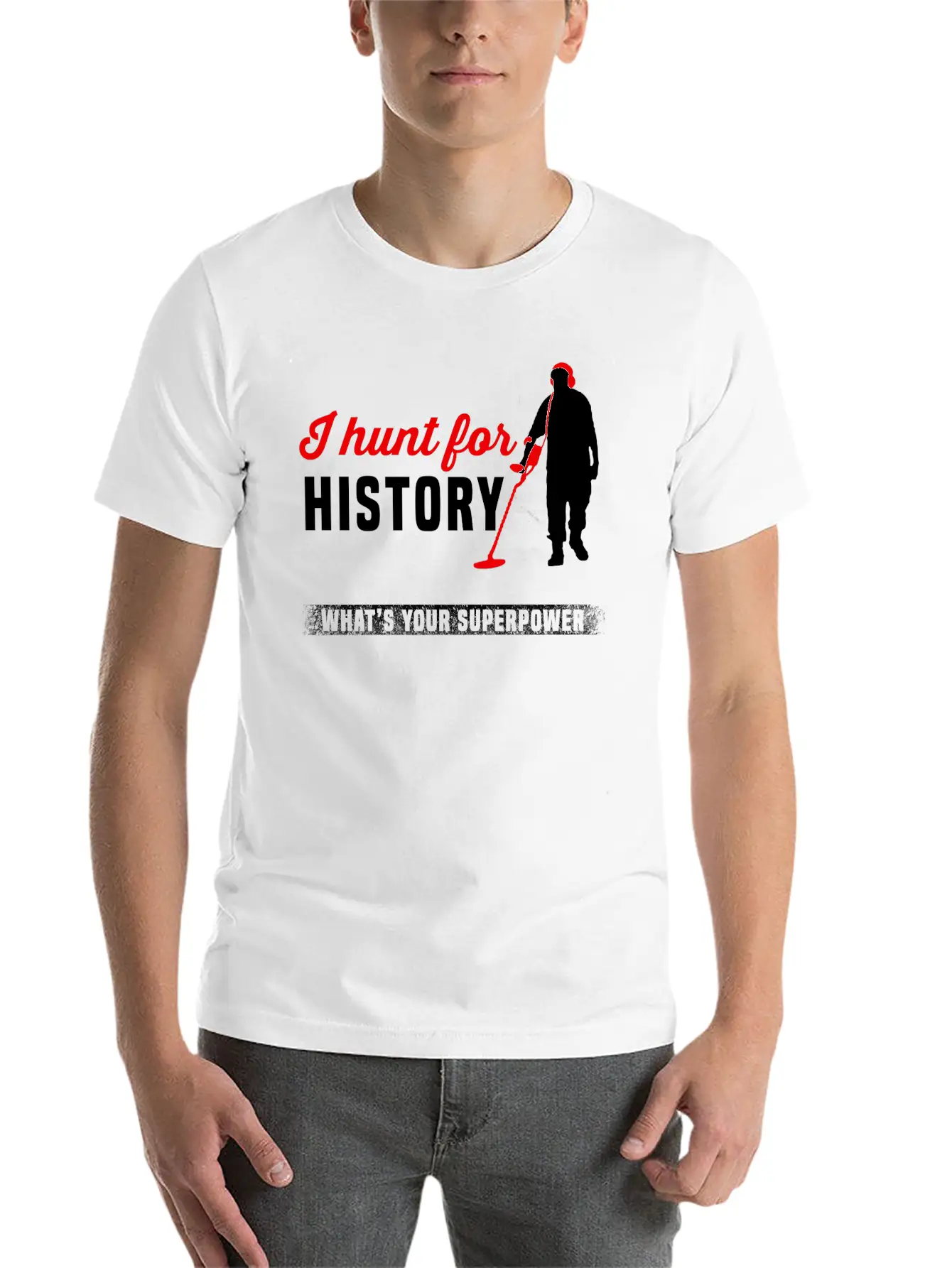 Metal Detector - Metal Detector - I Hunt For His Classic Cotton Tee – Unisex Comfort For Any Season