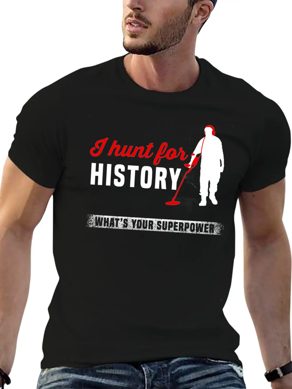 Metal Detector - Metal Detector - I Hunt For His Classic Cotton Tee – Unisex Comfort For Any Season