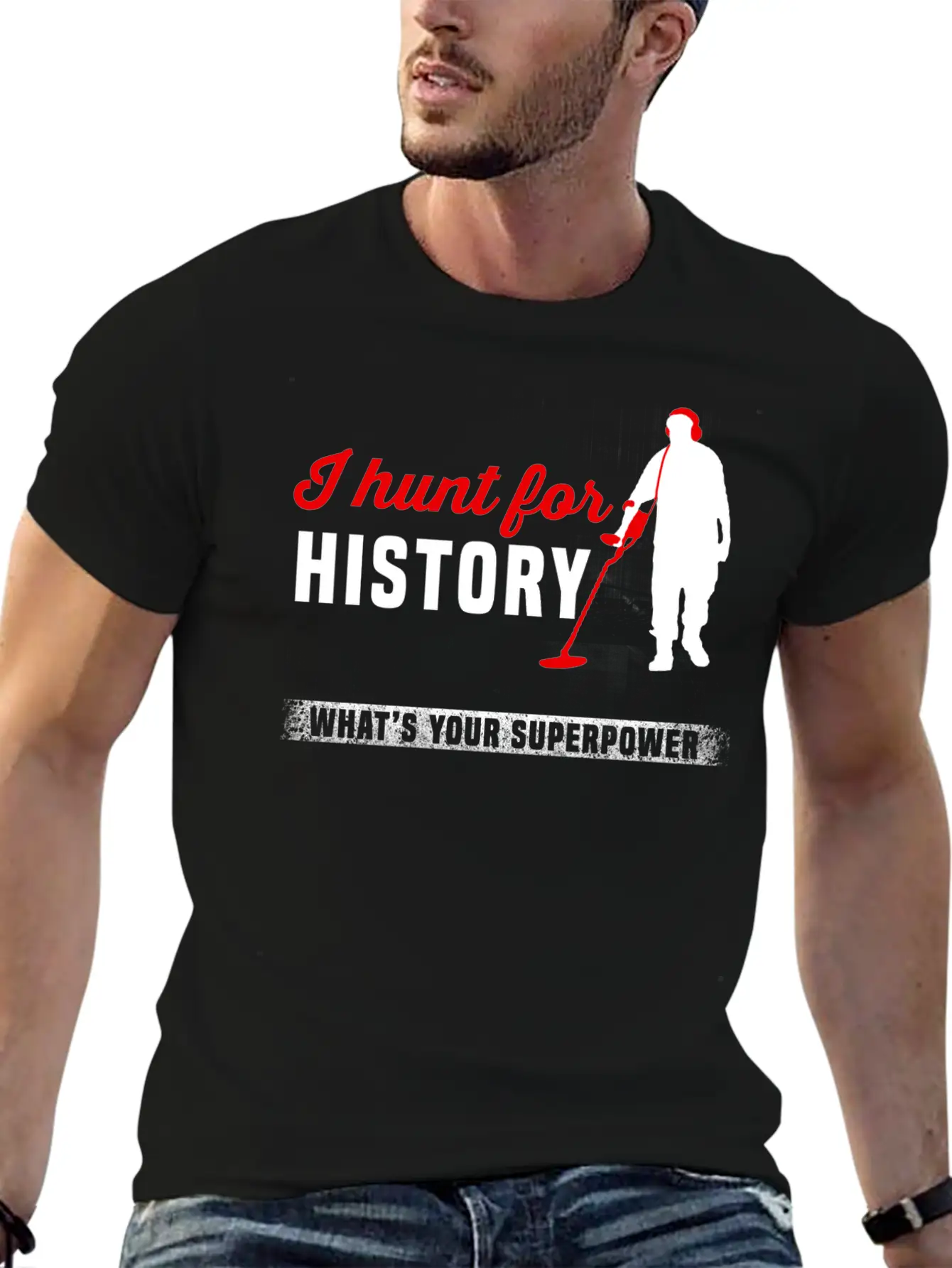 Metal Detector - Metal Detector - I Hunt For His Classic Cotton Tee – Unisex Comfort For Any Season