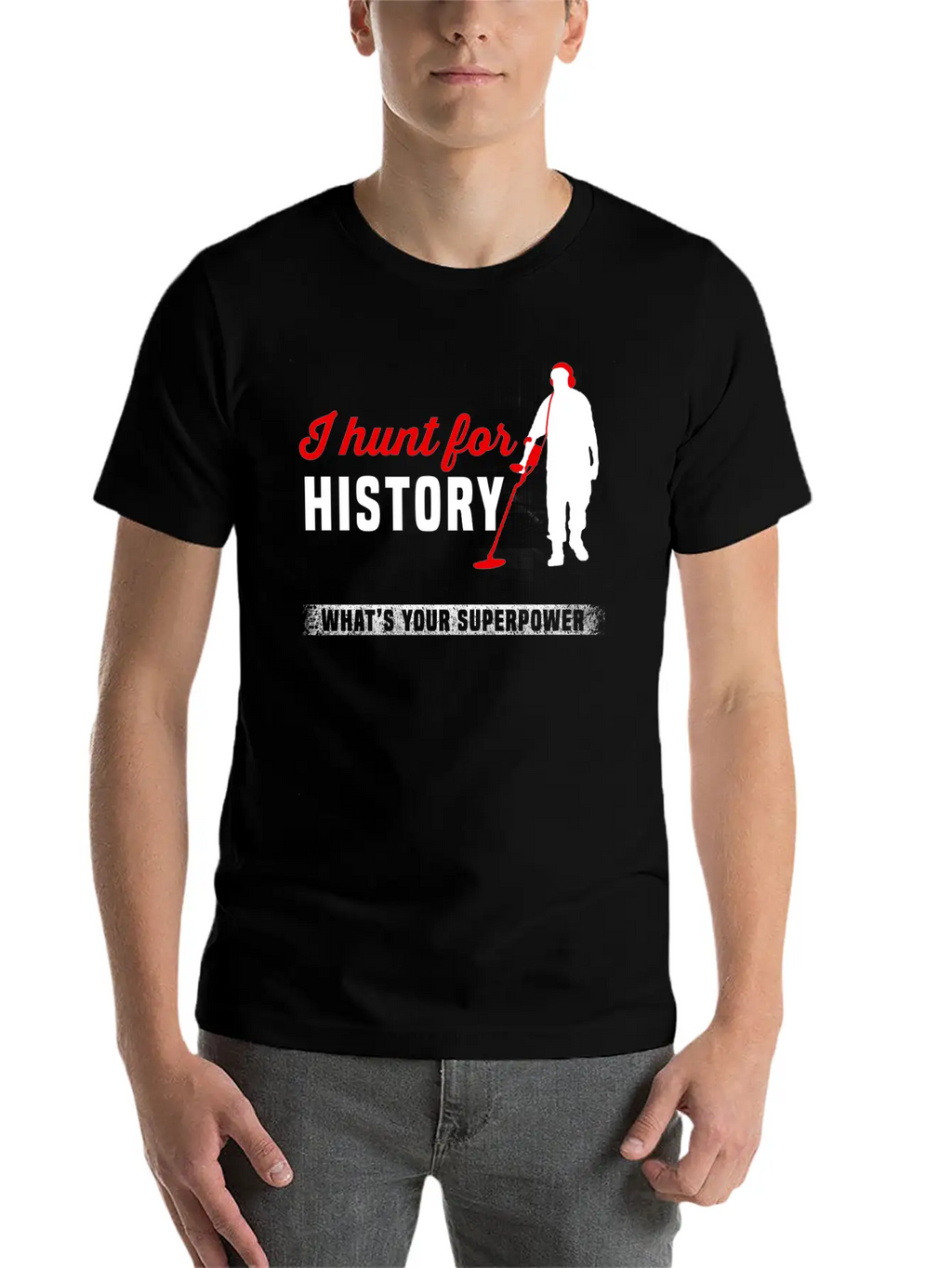 Metal Detector - Metal Detector - I Hunt For His Classic Cotton Tee – Unisex Comfort For Any Season