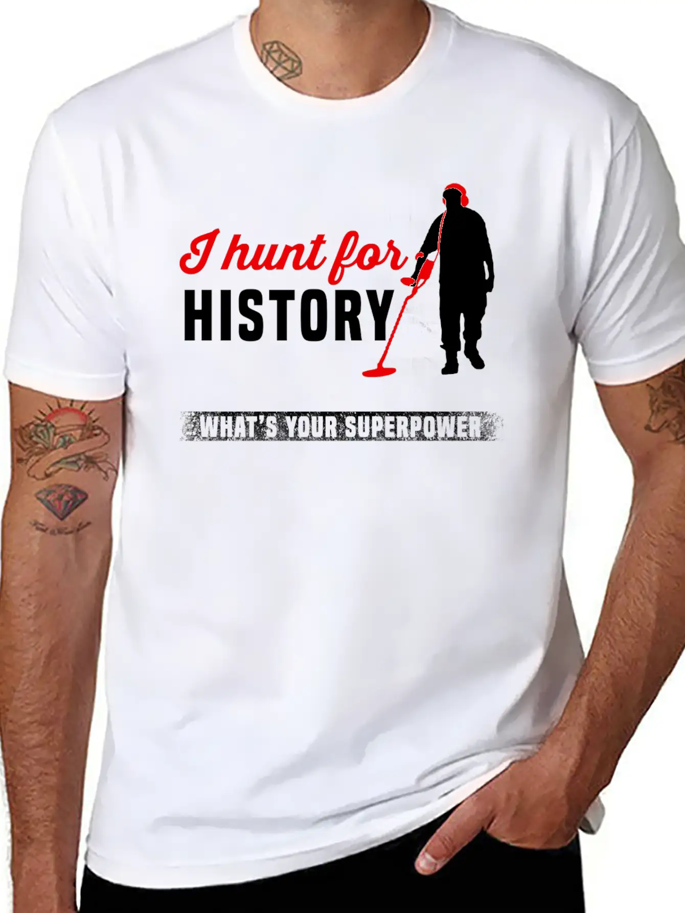 Metal Detector - Metal Detector - I Hunt For His Classic Cotton Tee – Unisex Comfort For Any Season