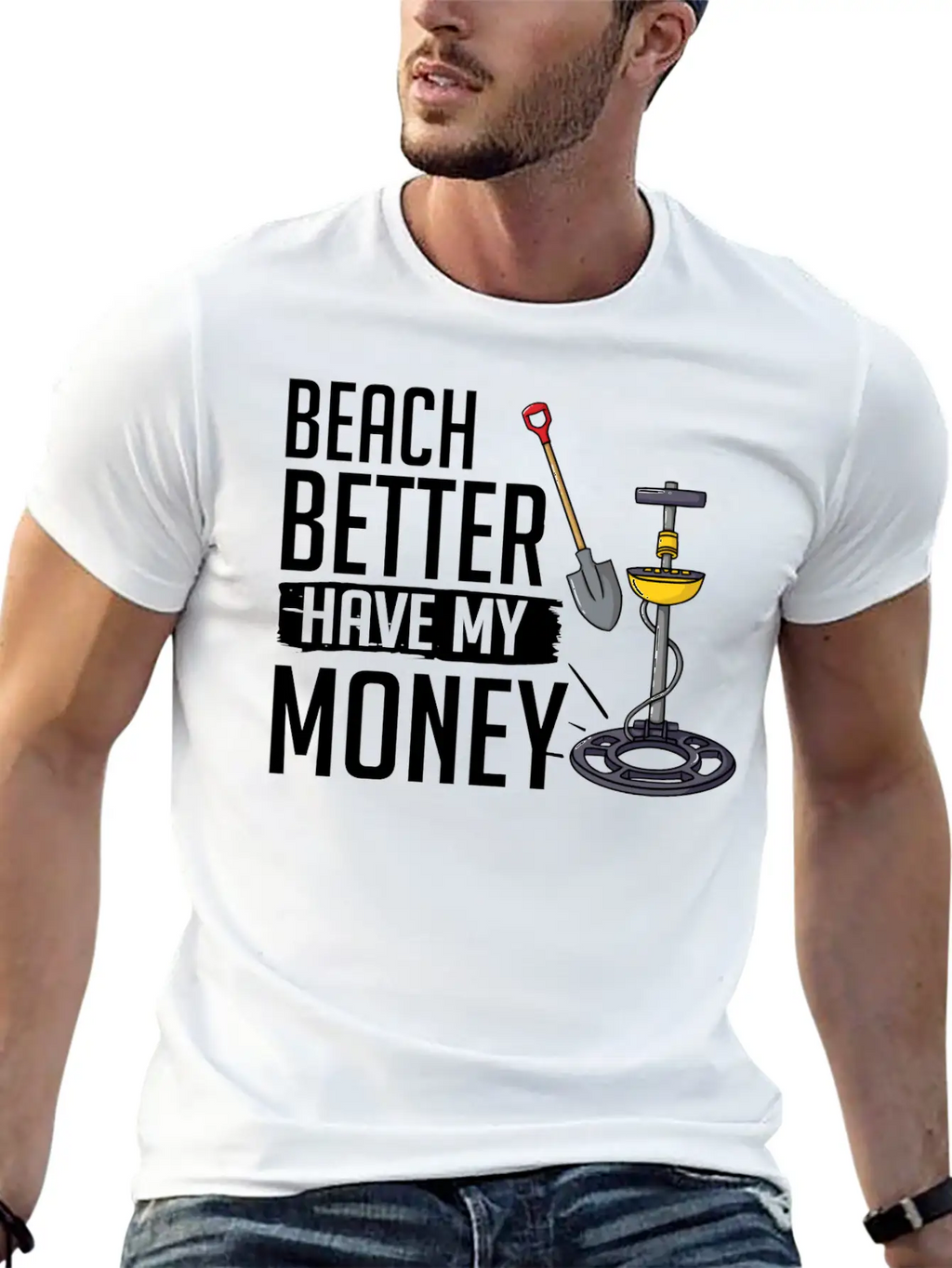 Metal Detector Underwater Metal Detecting Beginner Stylish Everyday T-Shirt – Unisex Basic Cotton Tee