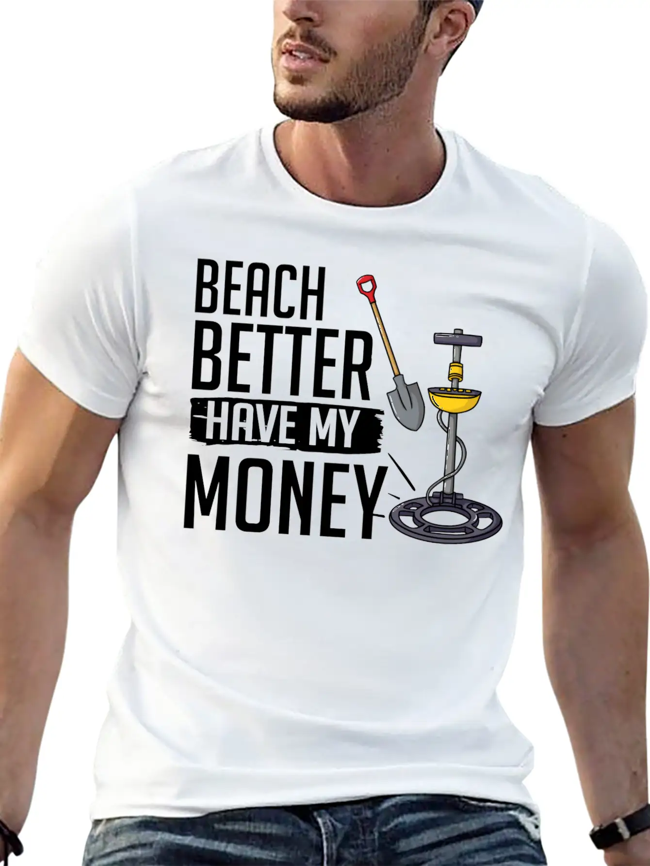 Metal Detector Underwater Metal Detecting Beginner Stylish Everyday T-Shirt – Unisex Basic Cotton Tee