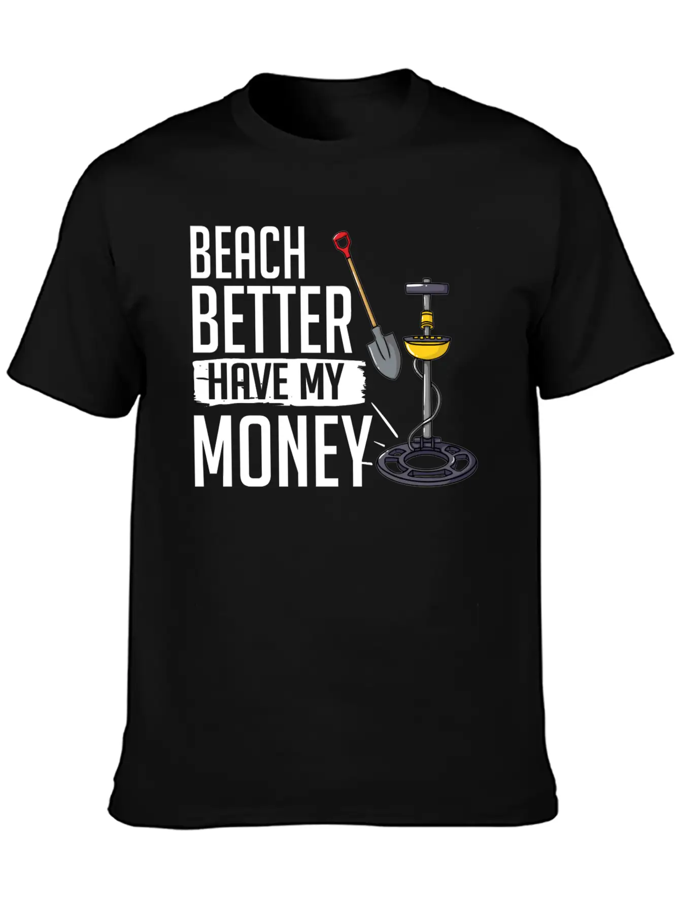 Metal Detector Underwater Metal Detecting Beginner Stylish Everyday T-Shirt – Unisex Basic Cotton Tee