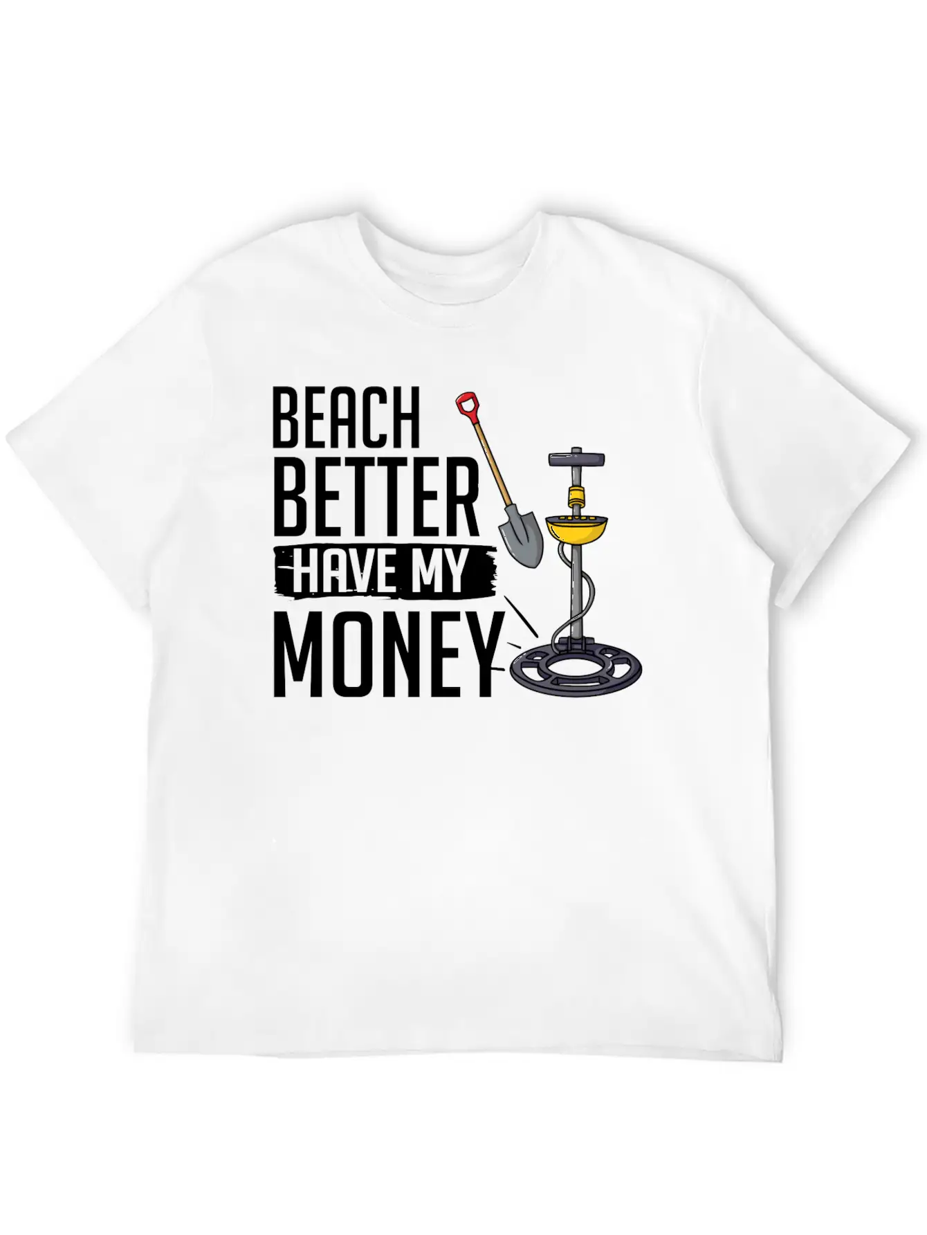 Metal Detector Underwater Metal Detecting Beginner Stylish Everyday T-Shirt – Unisex Basic Cotton Tee