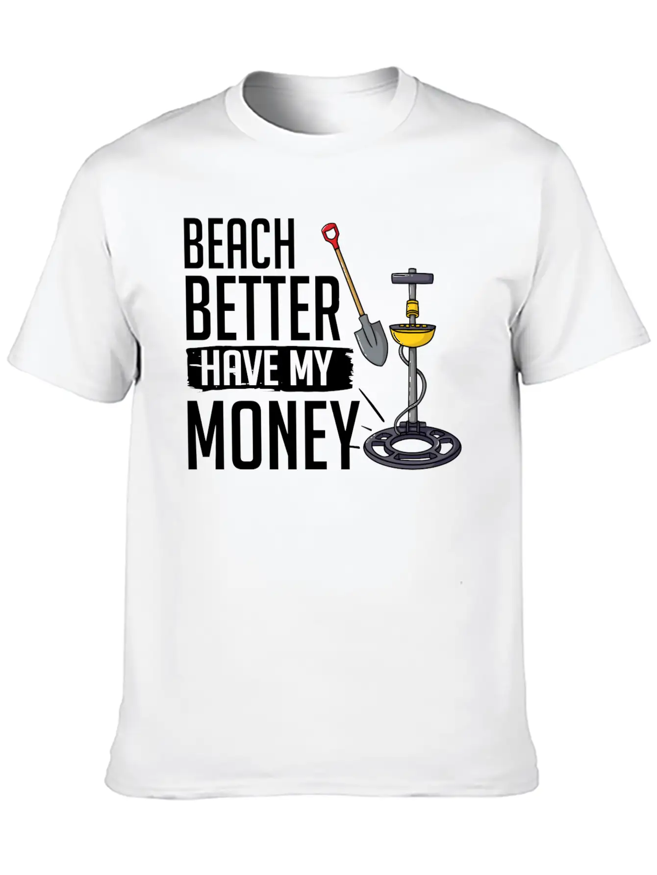 Metal Detector Underwater Metal Detecting Beginner Stylish Everyday T-Shirt – Unisex Basic Cotton Tee