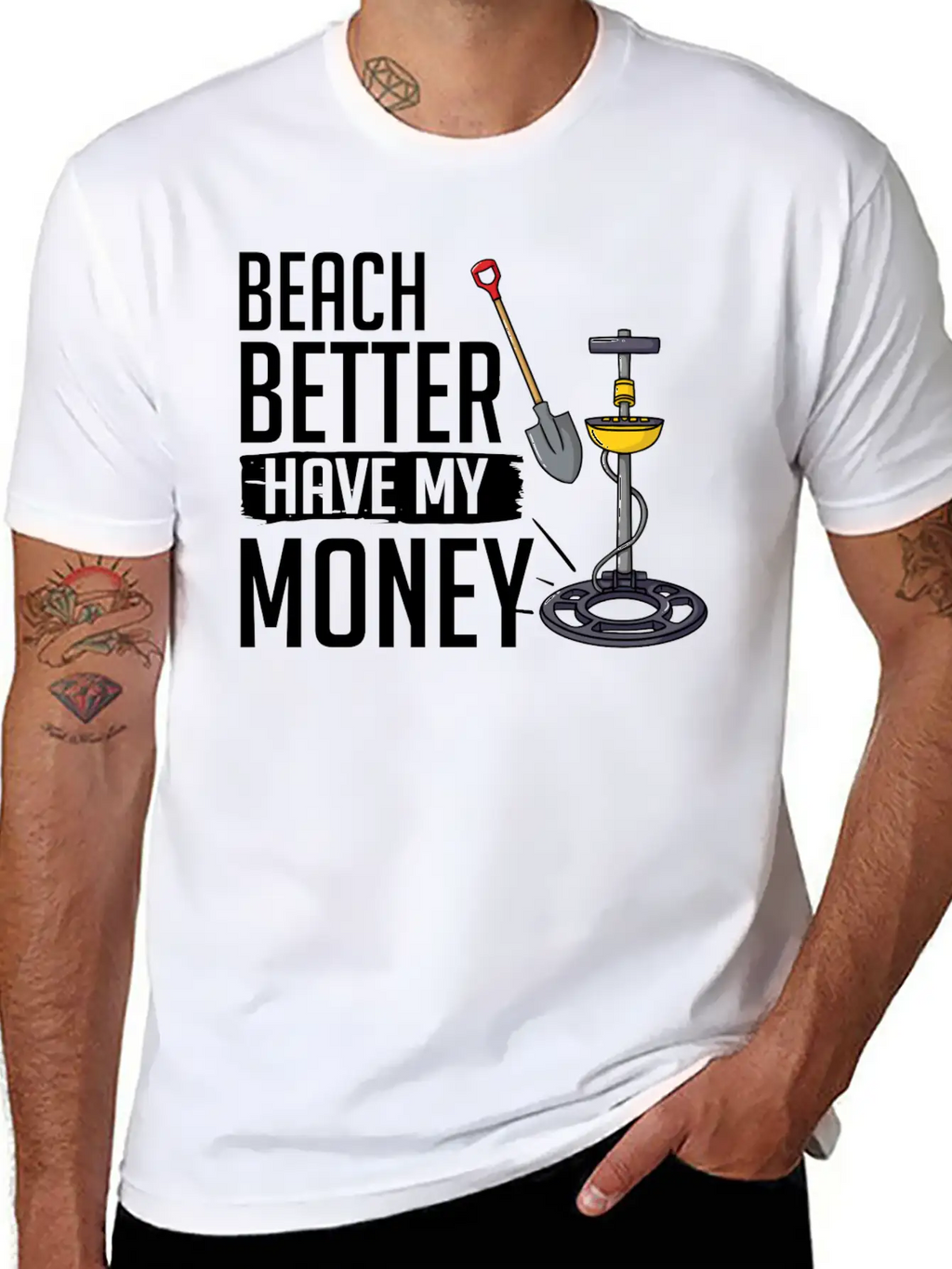 Metal Detector Underwater Metal Detecting Beginner Stylish Everyday T-Shirt – Unisex Basic Cotton Tee