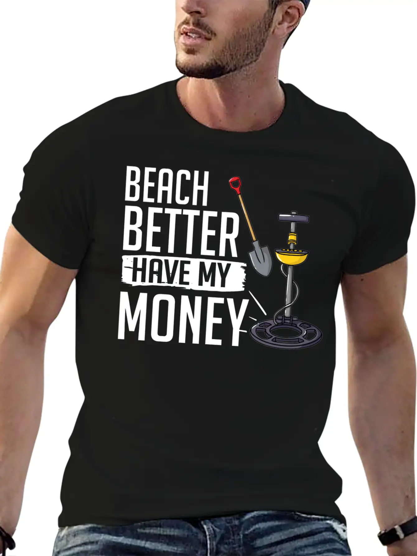 Metal Detector Underwater Metal Detecting Beginner Stylish Everyday T-Shirt – Unisex Basic Cotton Tee
