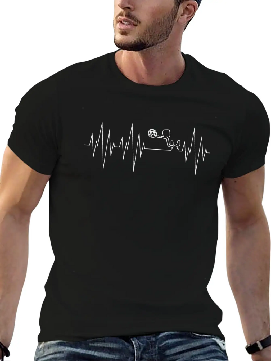 Metal Detector Wave Essential Cotton Tee For Daily Outfits – Unisex Style