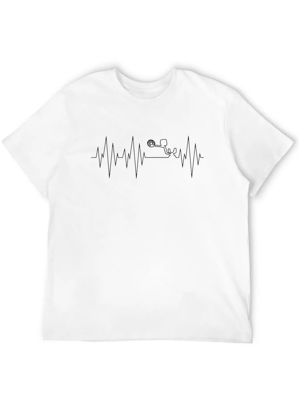 Metal Detector Wave Essential Cotton Tee For Daily Outfits – Unisex Style
