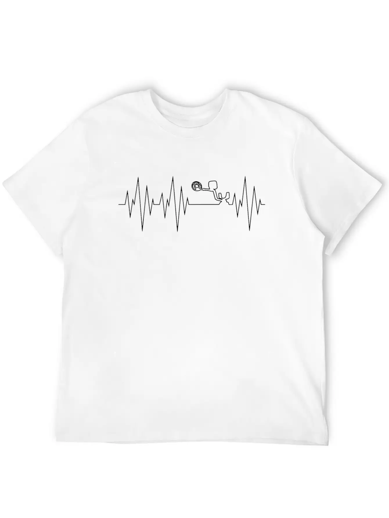 Metal Detector Wave Essential Cotton Tee For Daily Outfits – Unisex Style