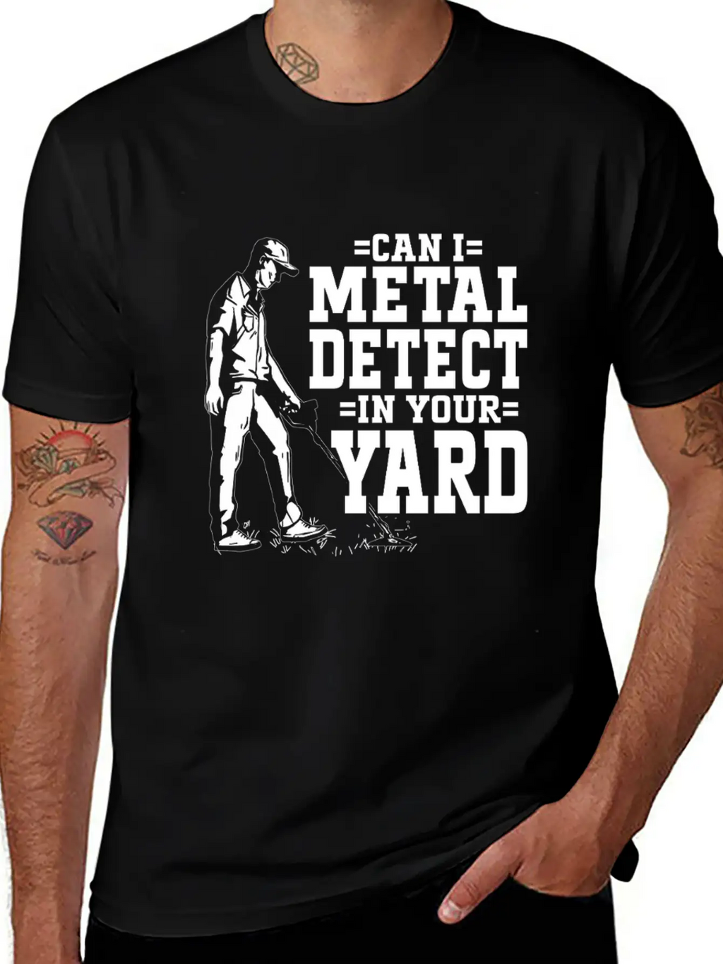 Metal Detectorist Metal Detecting Unisex Casual T-Shirt – Clean Design For Daily Comfort