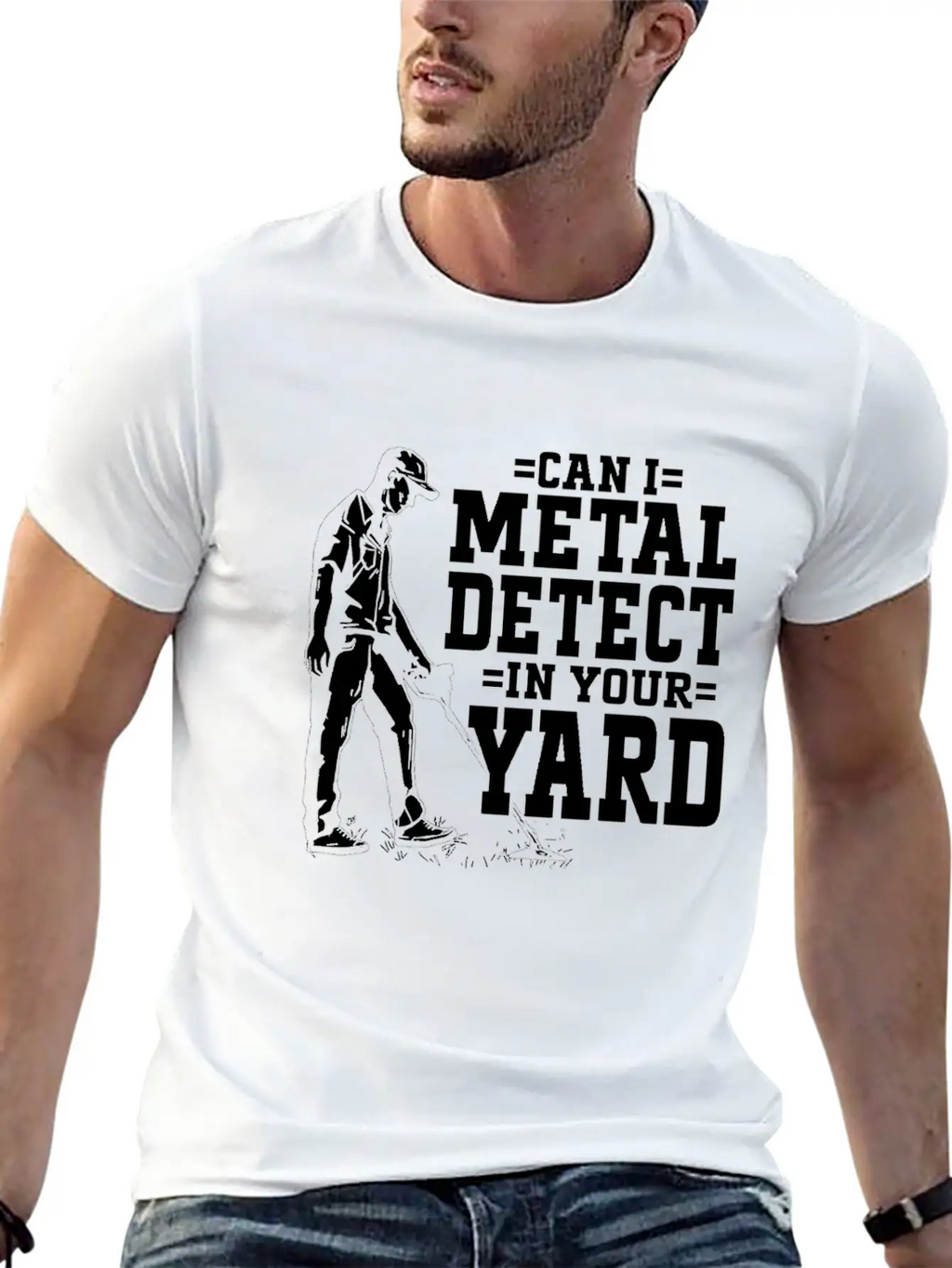 Metal Detectorist Metal Detecting Unisex Casual T-Shirt – Clean Design For Daily Comfort