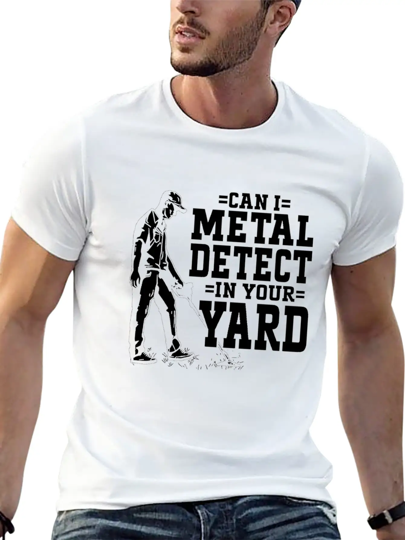 Metal Detectorist Metal Detecting Unisex Casual T-Shirt – Clean Design For Daily Comfort