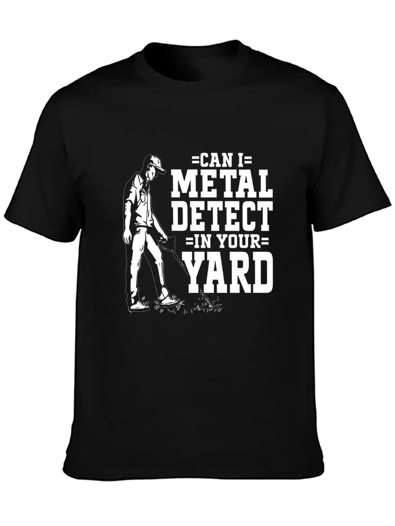 Metal Detectorist Metal Detecting Unisex Casual T-Shirt – Clean Design For Daily Comfort