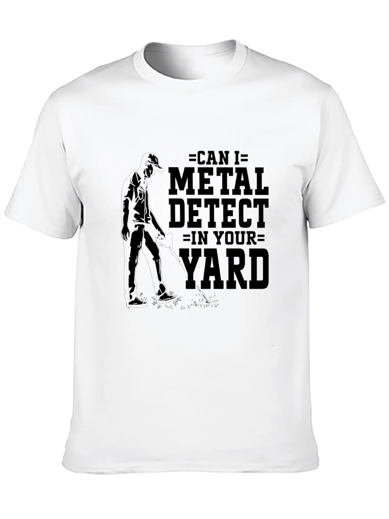 Metal Detectorist Metal Detecting Unisex Casual T-Shirt – Clean Design For Daily Comfort