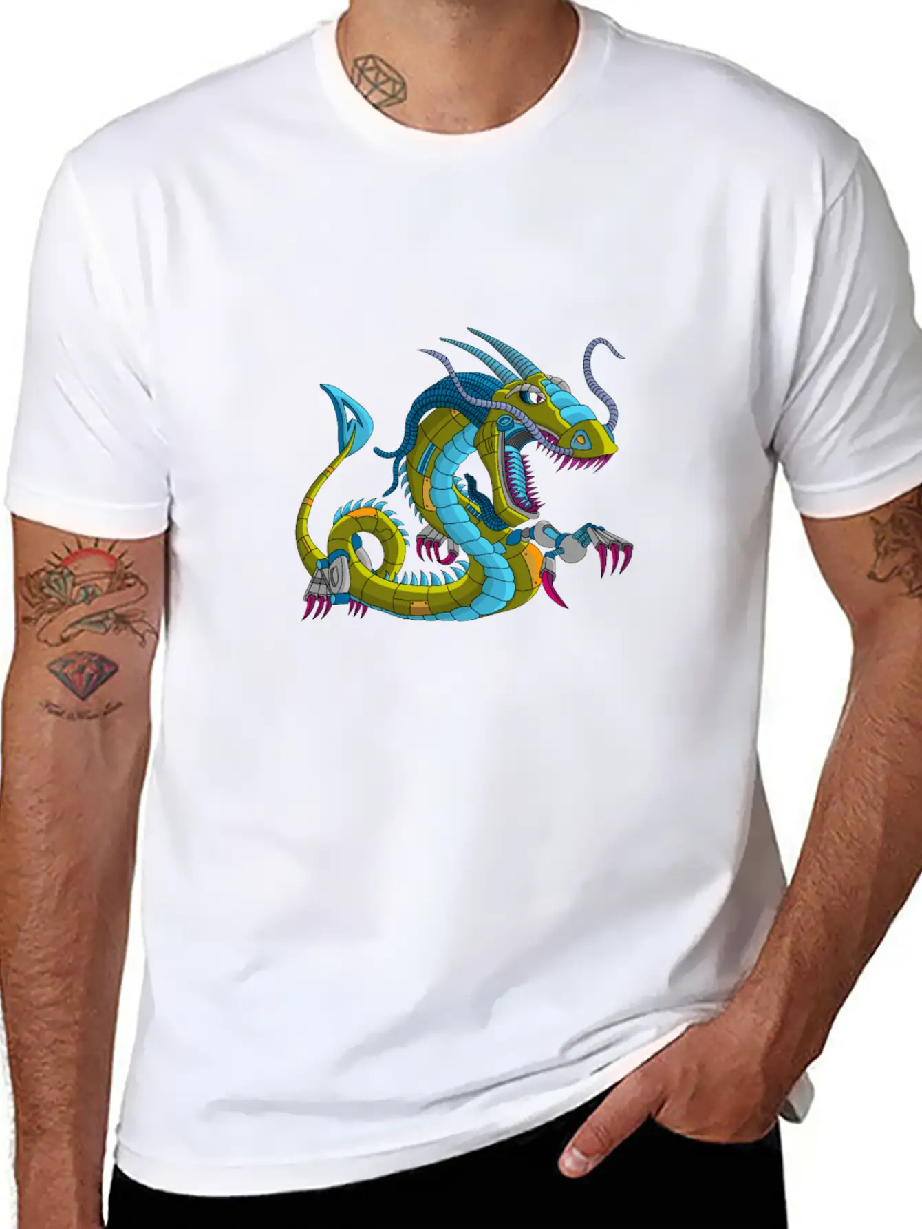 Metal Dragon Mechdragon Dragon Of Metal Breathable Soft Cotton T-Shirt – Timeless Casual Look