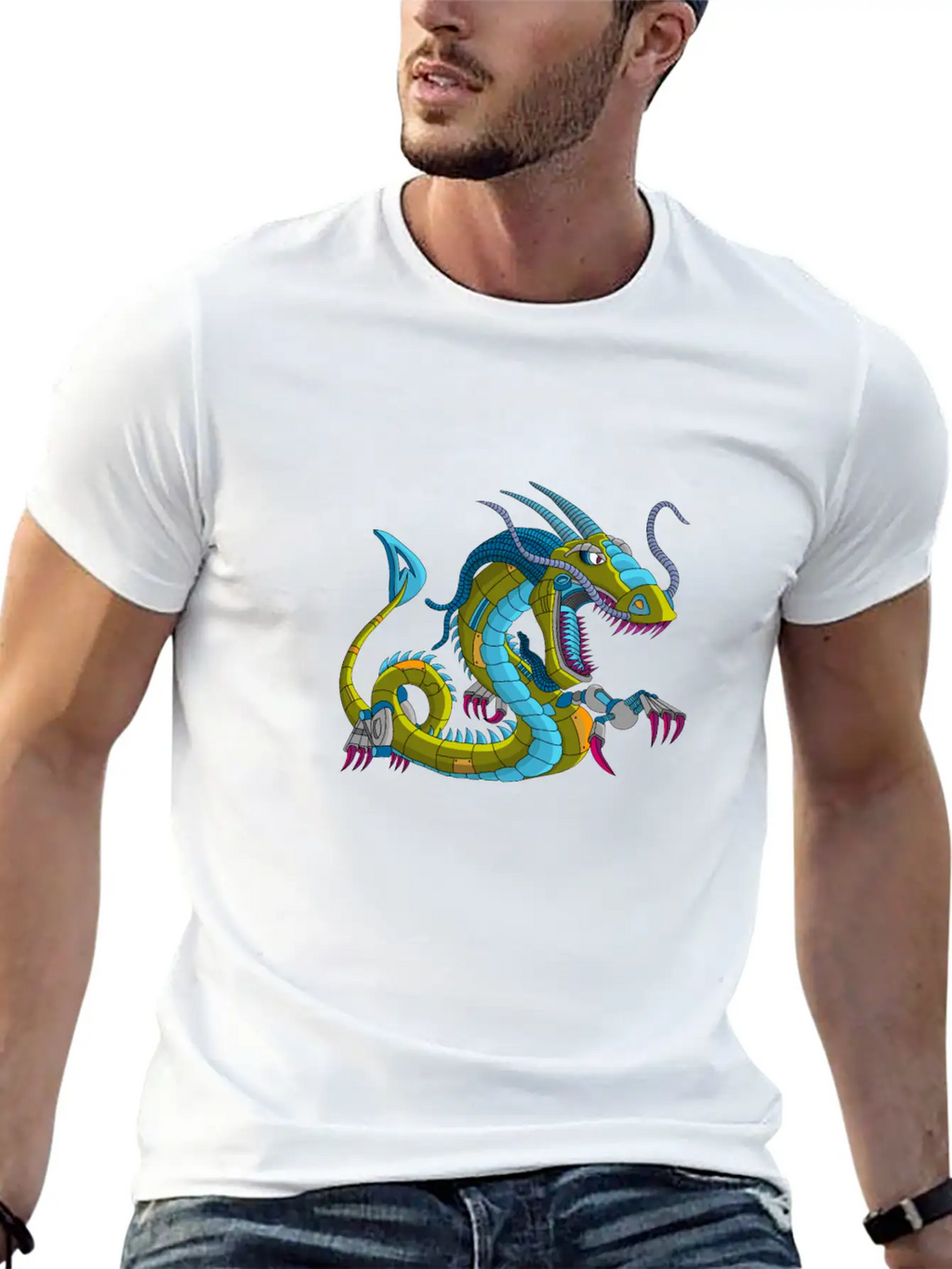 Metal Dragon Mechdragon Dragon Of Metal Breathable Soft Cotton T-Shirt – Timeless Casual Look
