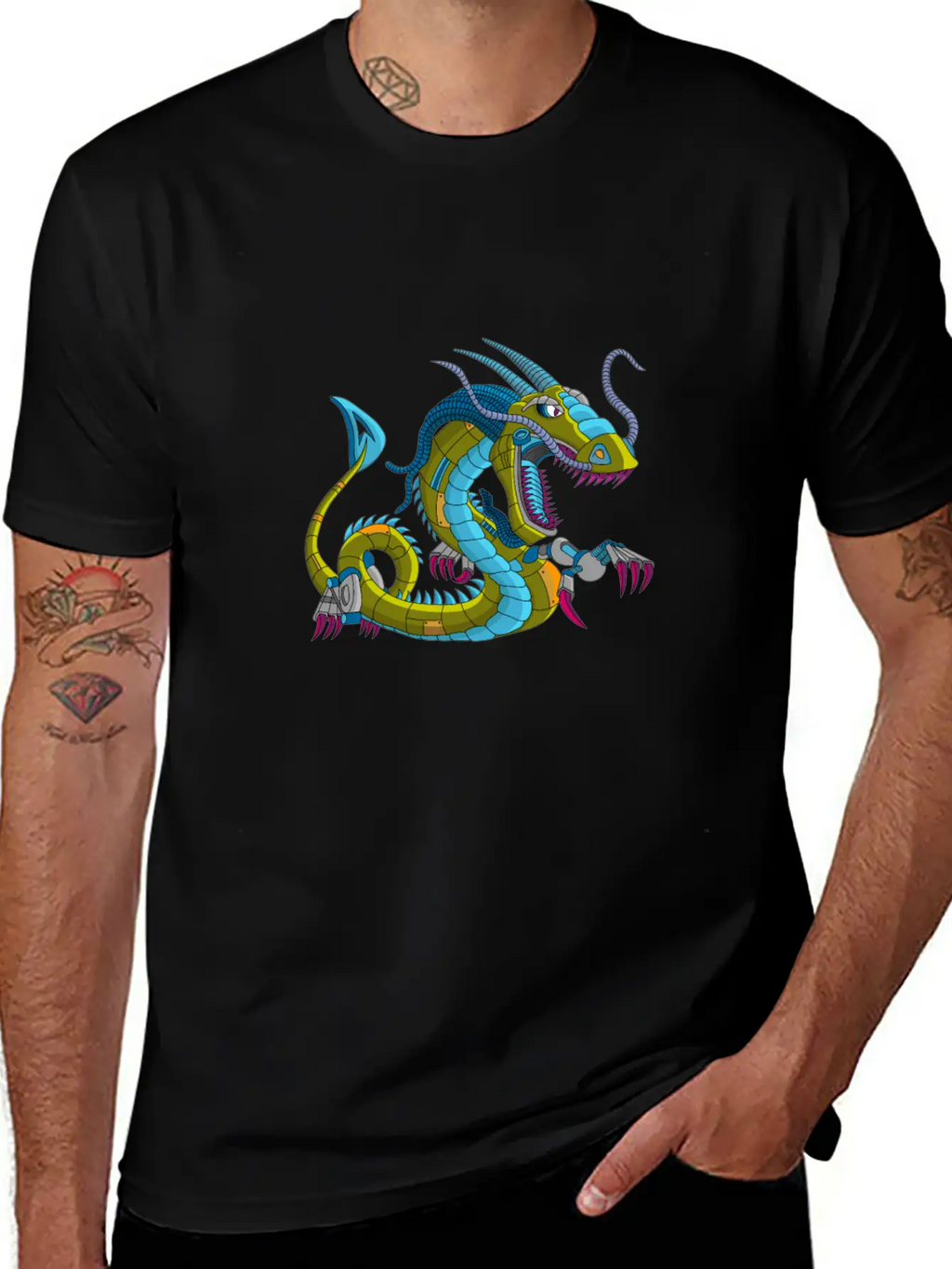 Metal Dragon Mechdragon Dragon Of Metal Unisex Casual T-Shirt – Clean Design For Daily Comfort