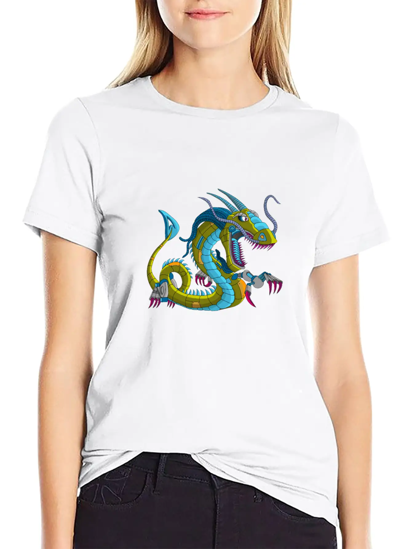 Metal Dragon Mechdragon Dragon Of Metal Unisex Casual T-Shirt – Clean Design For Daily Comfort