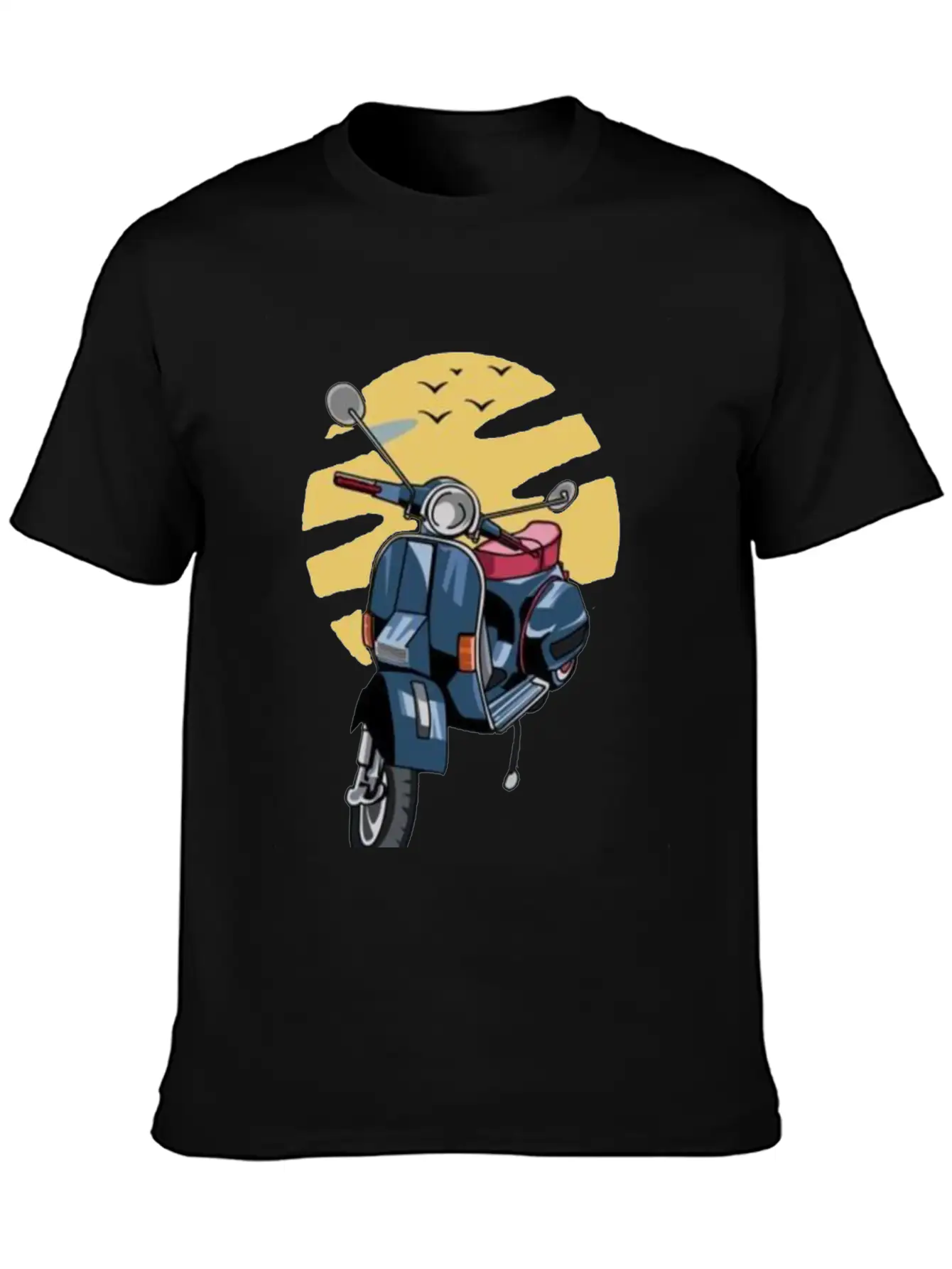 Metal Poster Vespaa Classic Cotton Tee – Unisex Comfort For Any Season