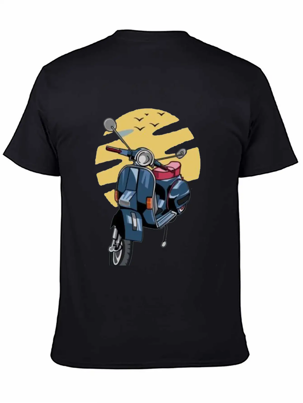 Metal Poster Vespaa Classic Cotton Tee – Unisex Comfort For Any Season