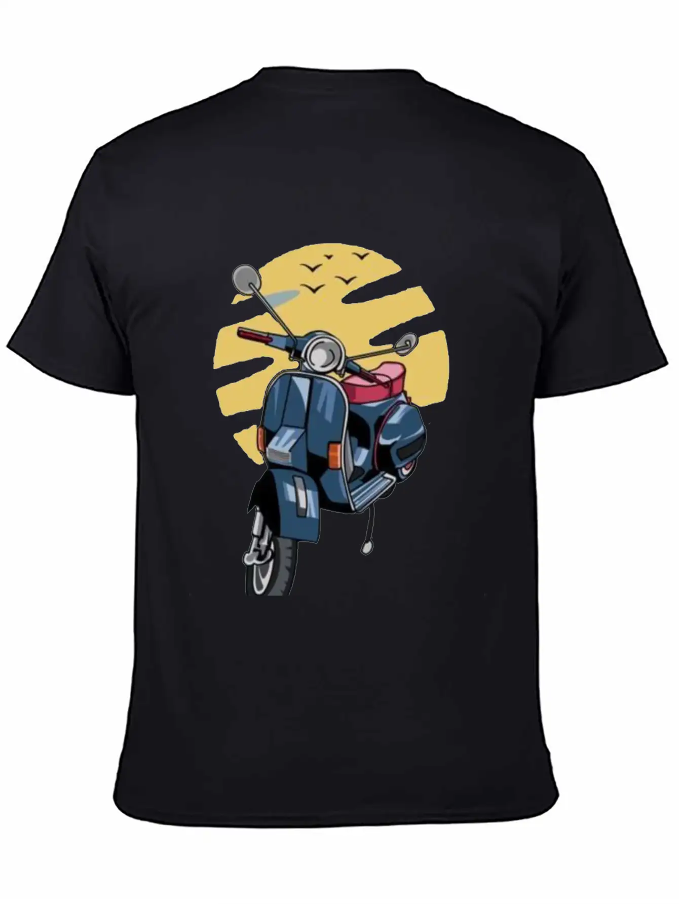 Metal Poster Vespaa Classic Cotton Tee – Unisex Comfort For Any Season