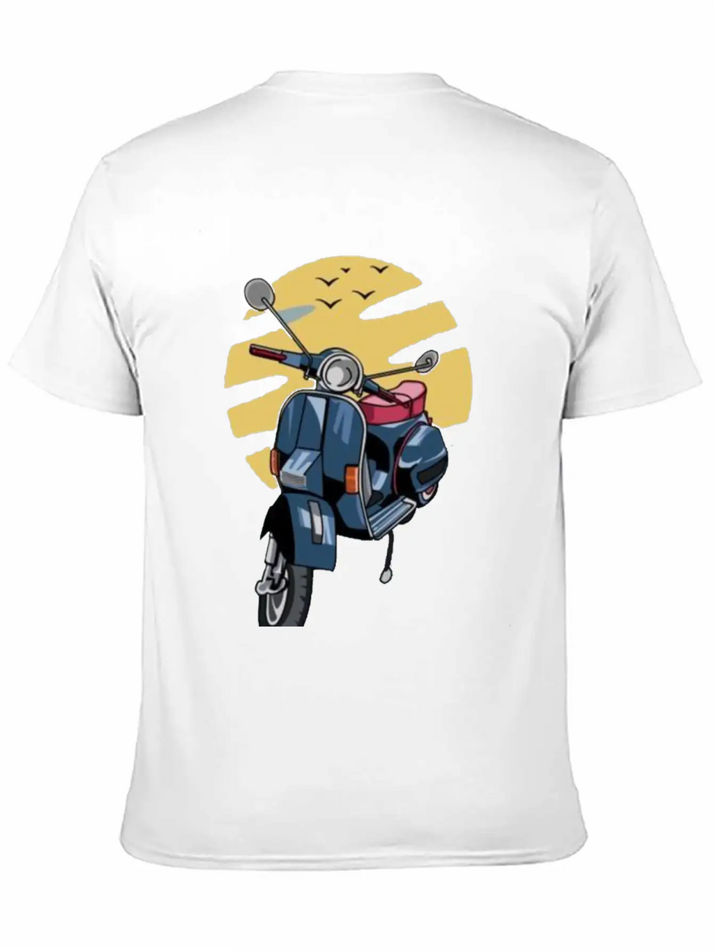 Metal Poster Vespaa Classic Cotton Tee – Unisex Comfort For Any Season