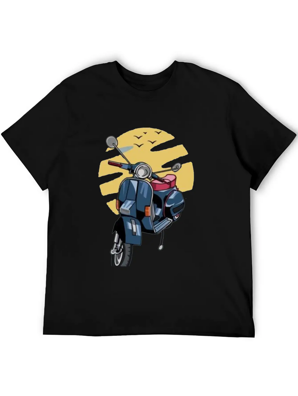 Metal Poster Vespaa Classic Cotton Tee – Unisex Comfort For Any Season