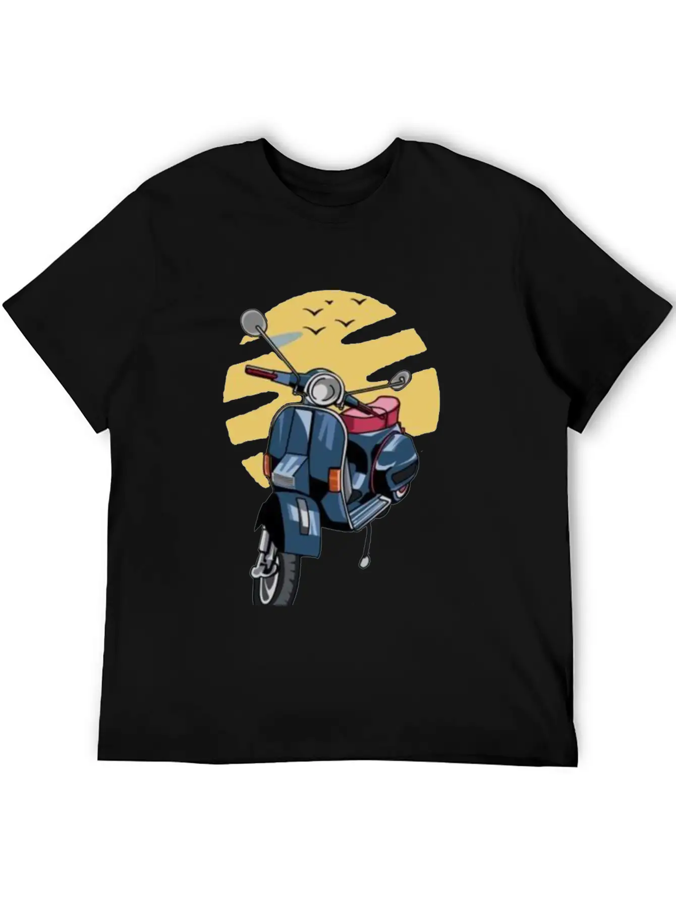 Metal Poster Vespaa Classic Cotton Tee – Unisex Comfort For Any Season