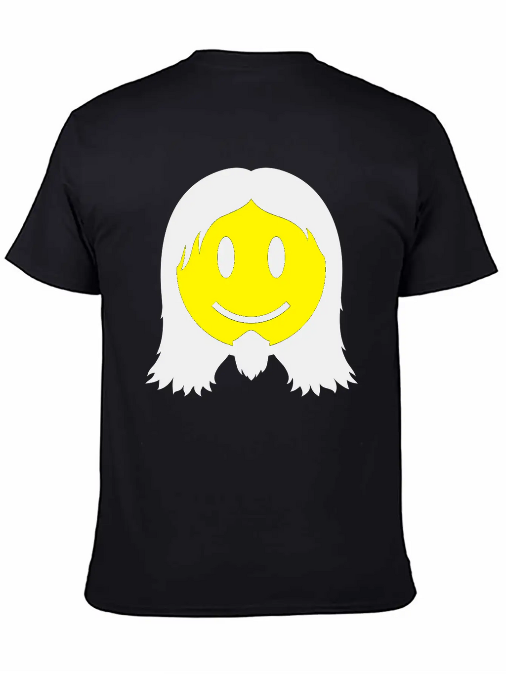 Metal Smiley Icon 2c Modern Fit Casual T-Shirt – Clean And Versatile Design