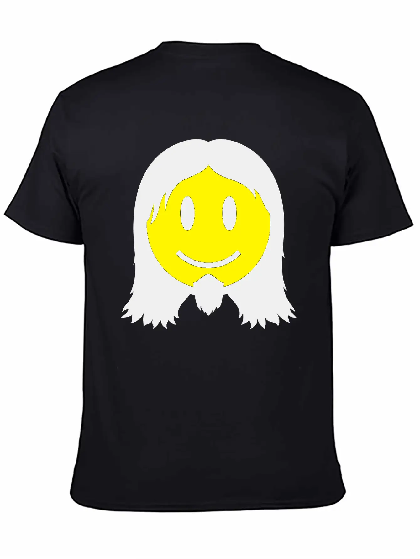 Metal Smiley Icon 2c Modern Fit Casual T-Shirt – Clean And Versatile Design