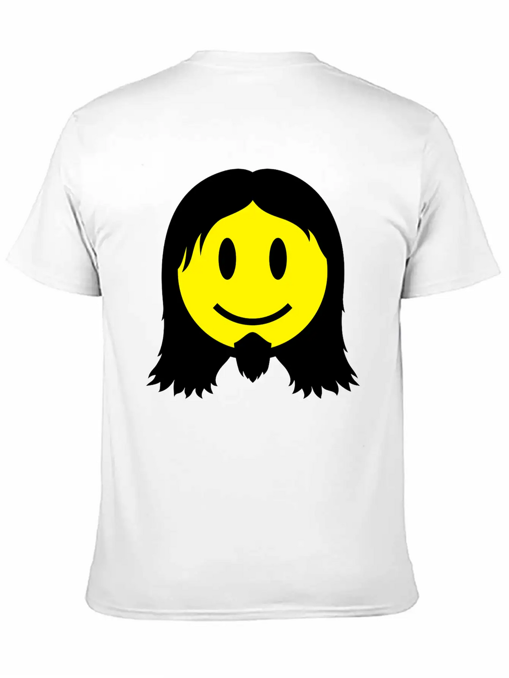 Metal Smiley Icon 2c Modern Fit Casual T-Shirt – Clean And Versatile Design