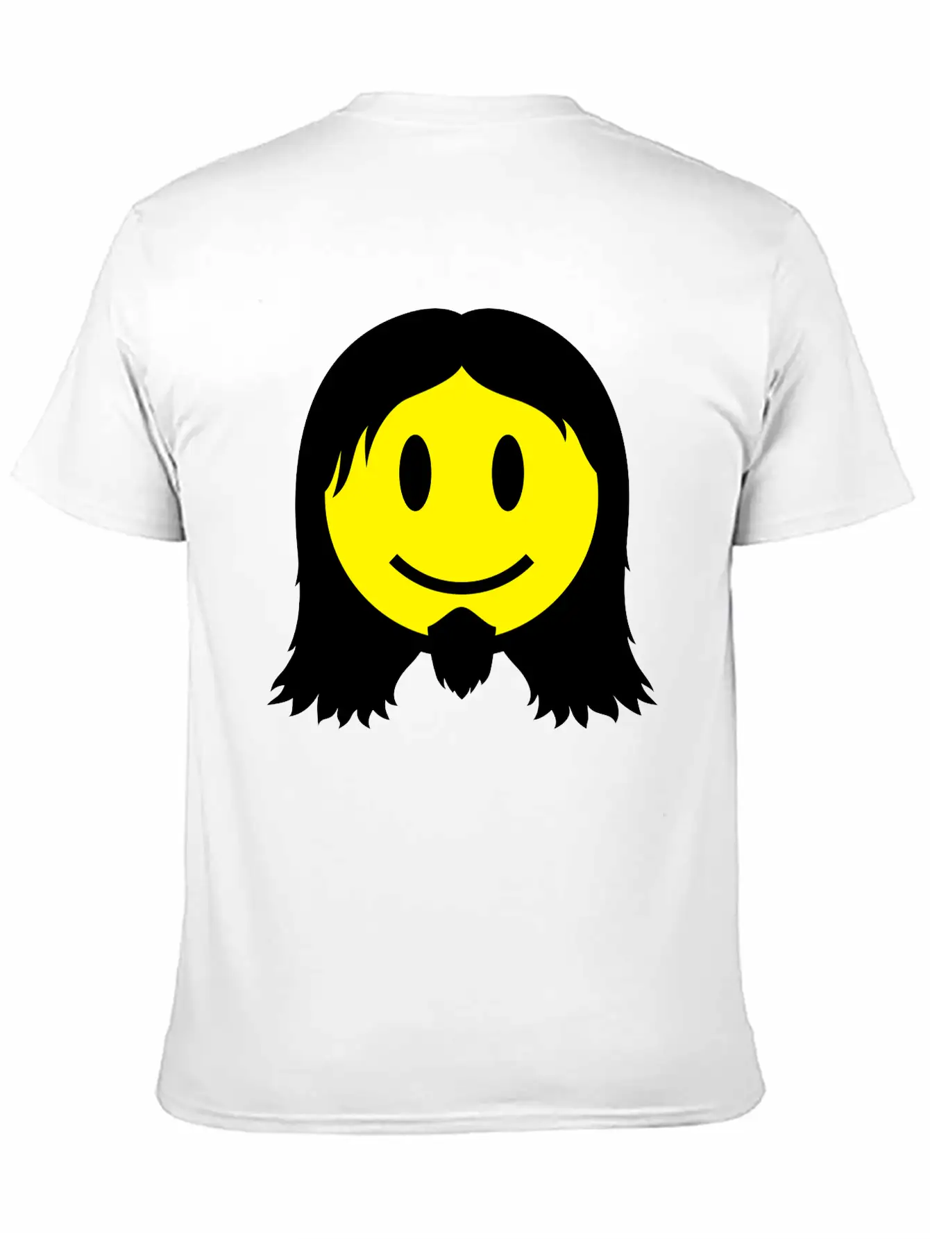 Metal Smiley Icon 2c Modern Fit Casual T-Shirt – Clean And Versatile Design