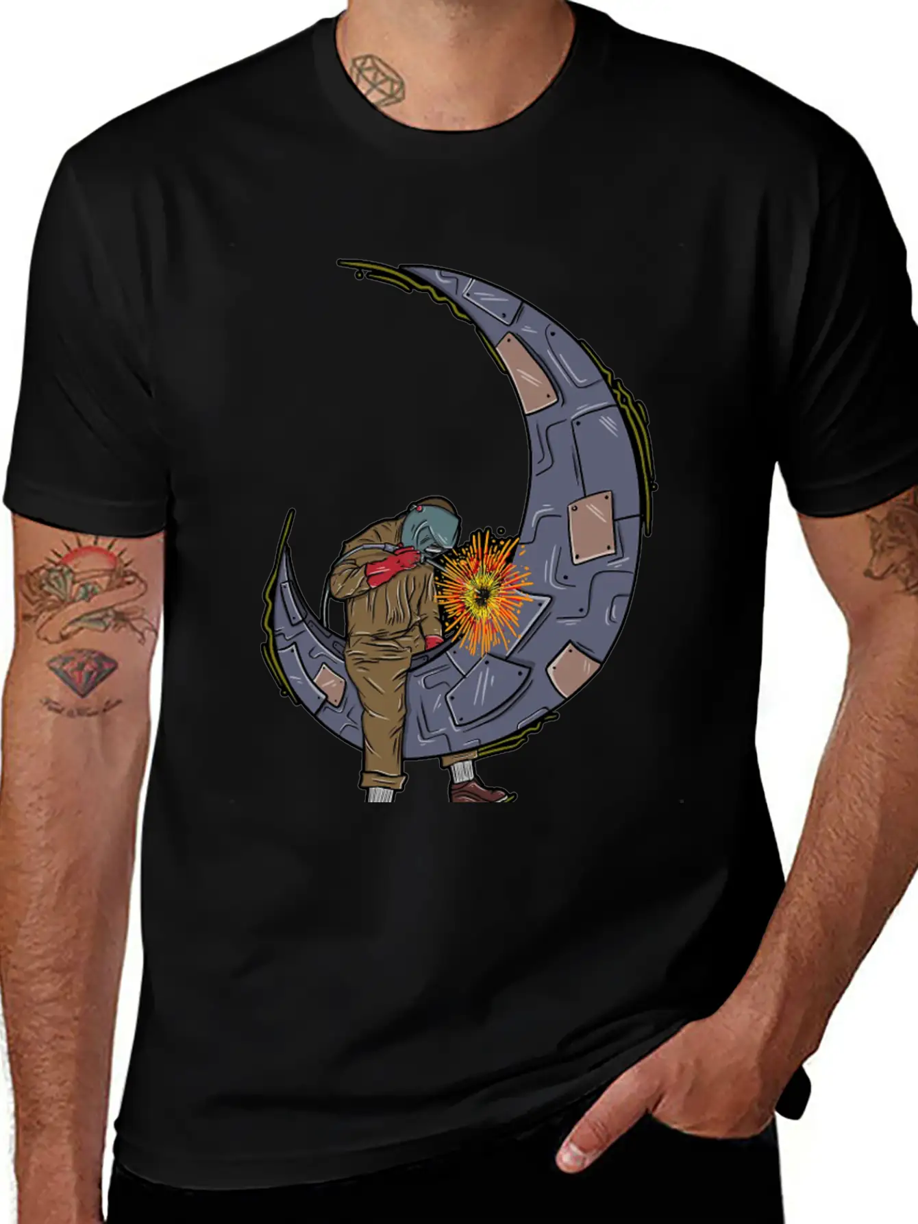 Metal Welder Classic Cotton Tee – Unisex Comfort For Any Season
