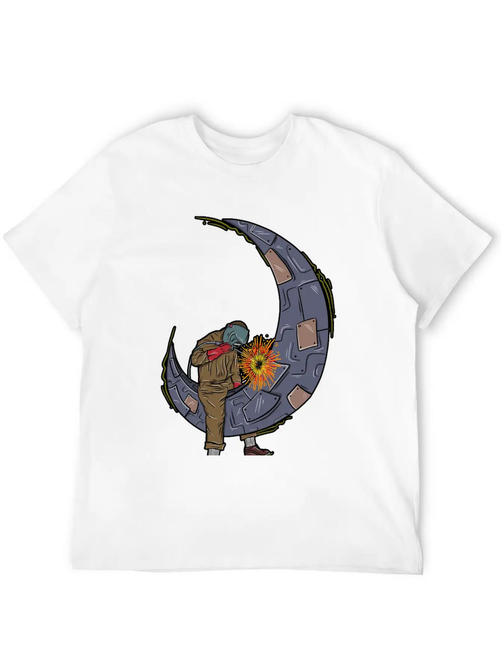 Metal Welder Classic Cotton Tee – Unisex Comfort For Any Season