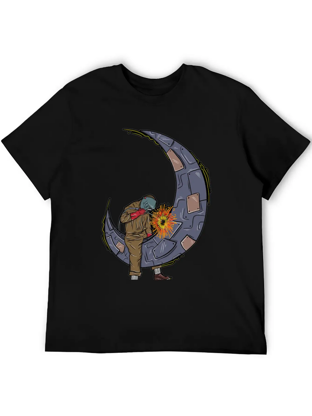 Metal Welder Classic Cotton Tee – Unisex Comfort For Any Season