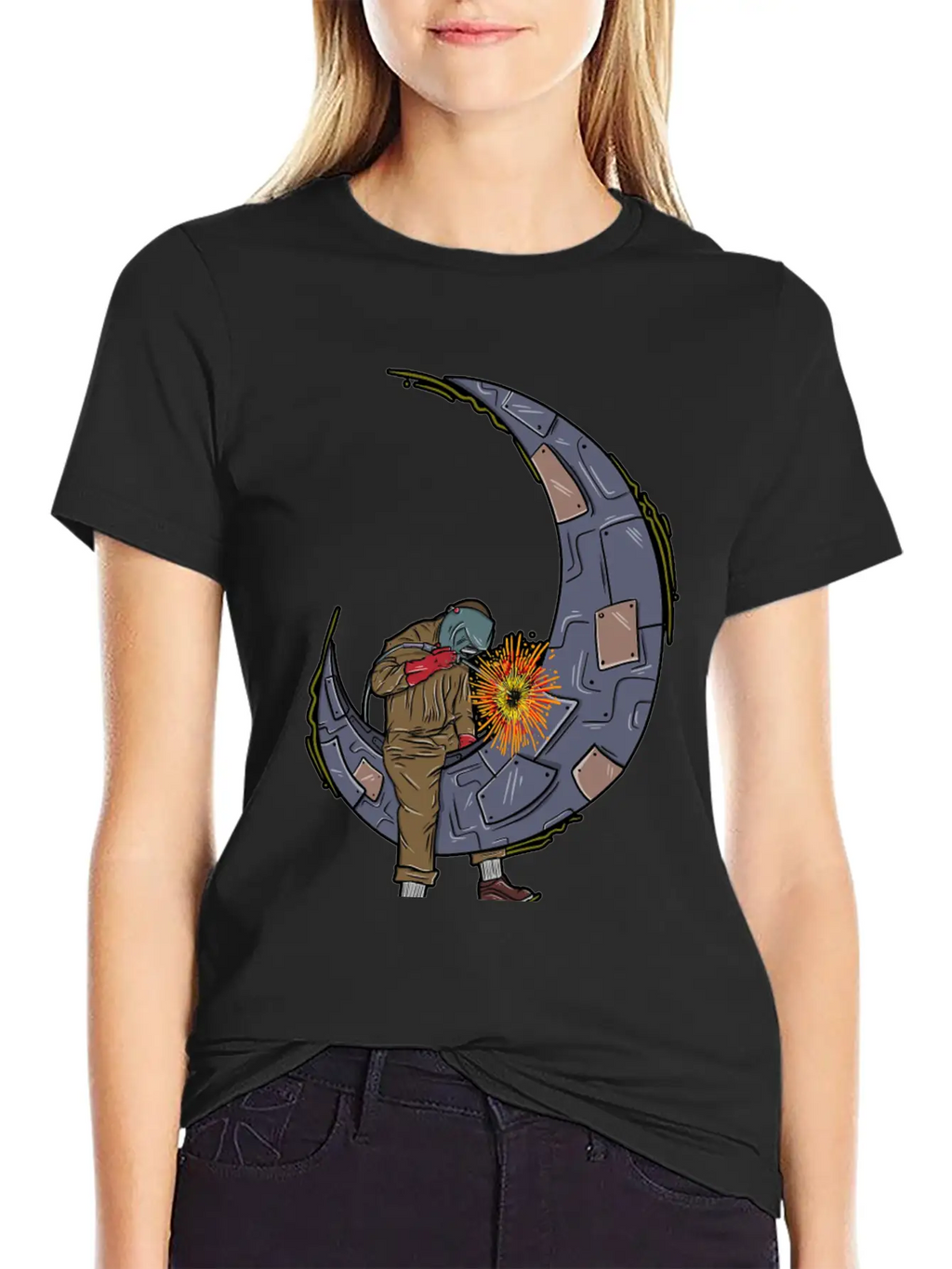 Metal Welder Classic Cotton Tee – Unisex Comfort For Any Season