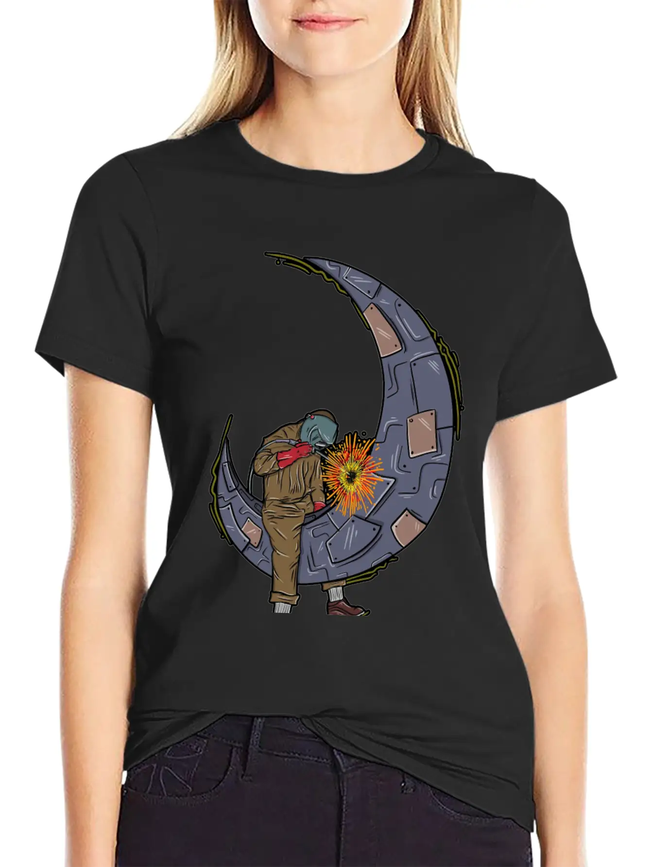 Metal Welder Classic Cotton Tee – Unisex Comfort For Any Season